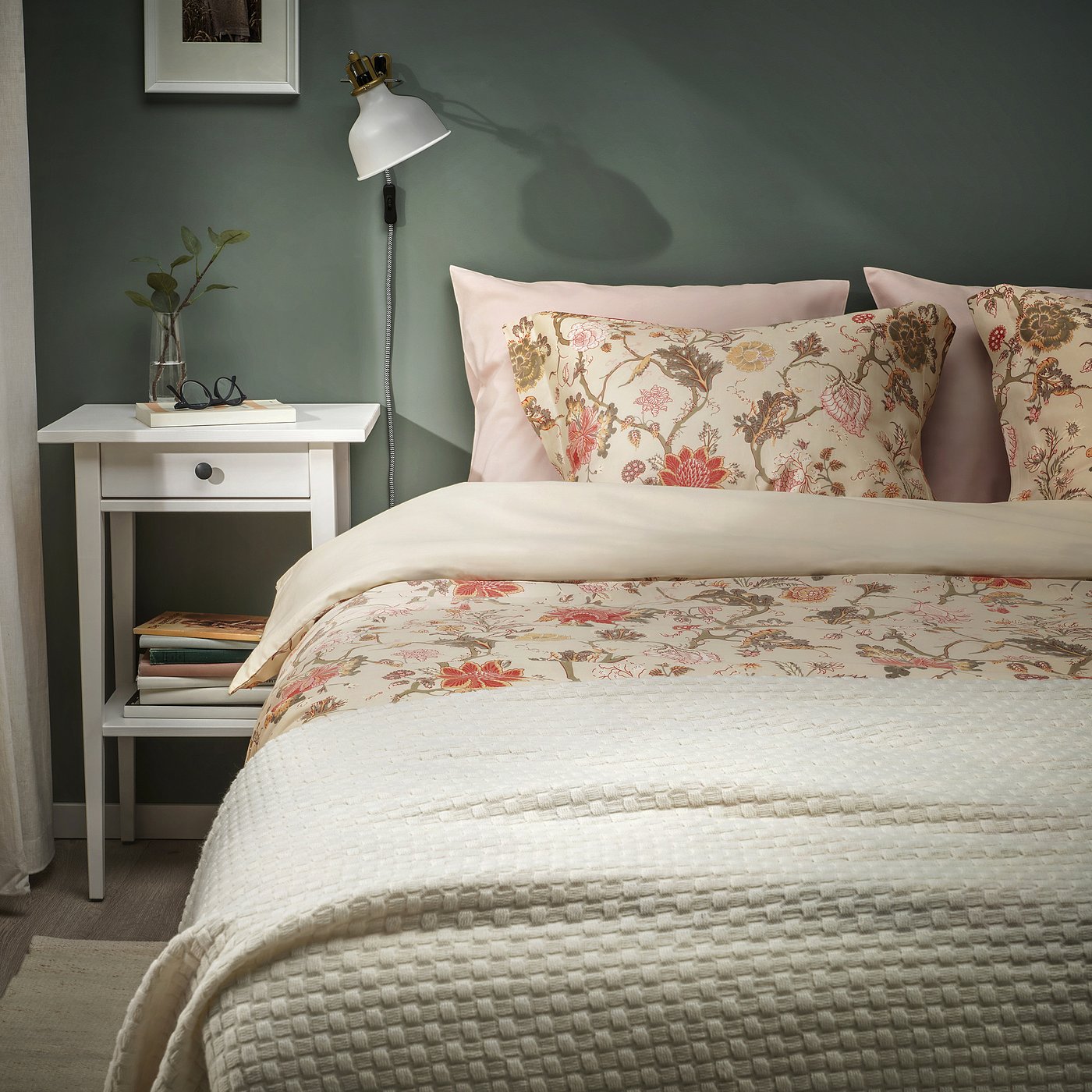 NÄSSELKLOCKA housse de couette et 2 taies