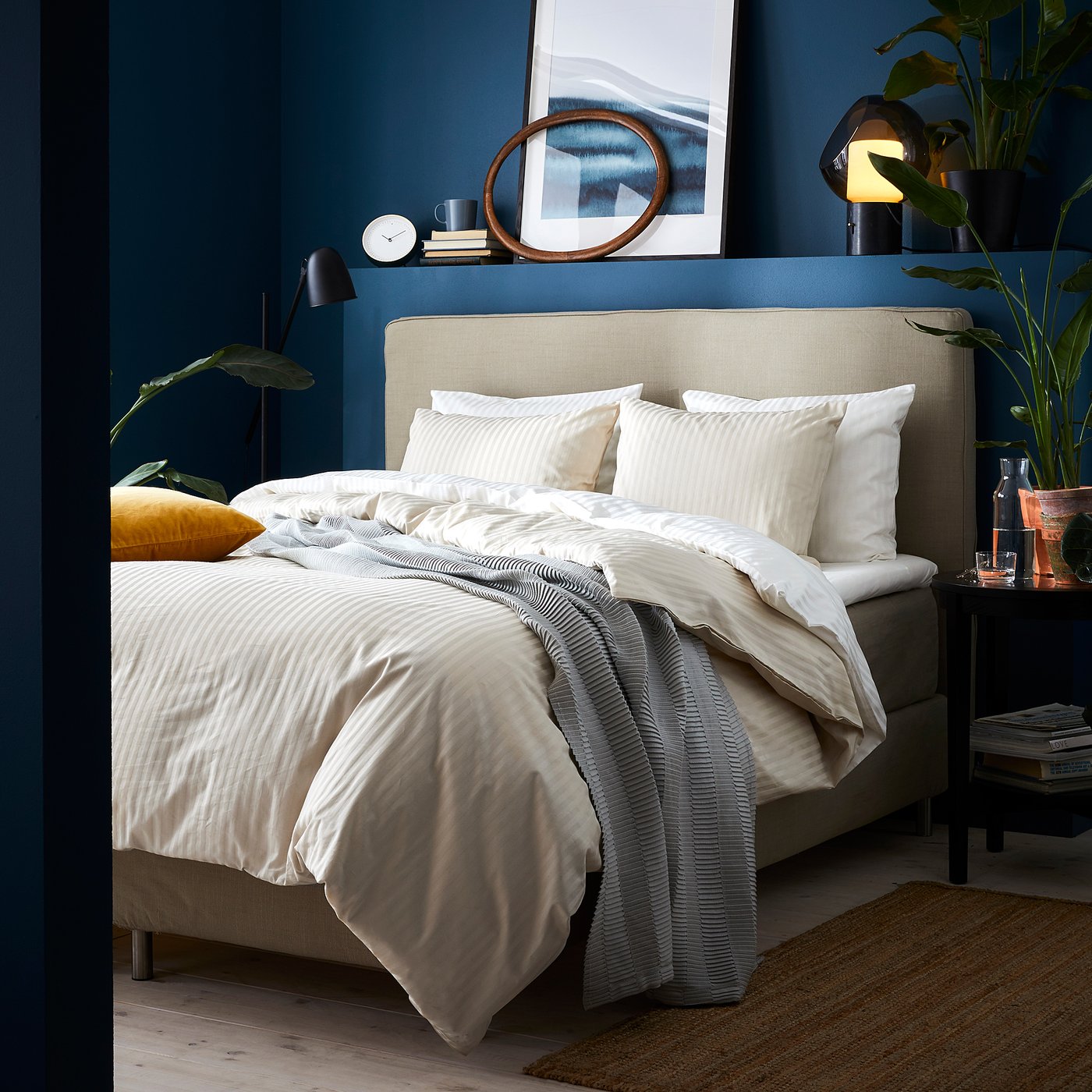 NATTJASMIN housse de couette et 2 taies