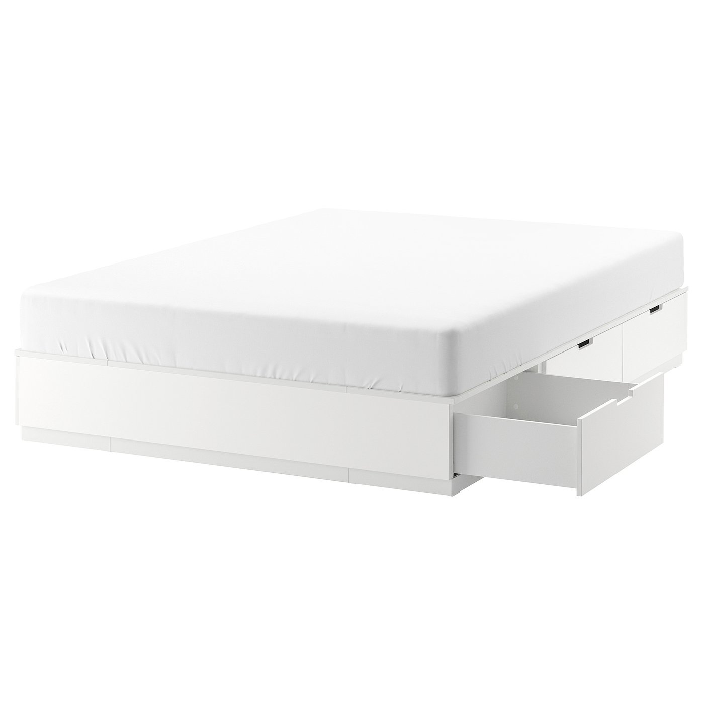 NORDLI cadre lit avec rangement