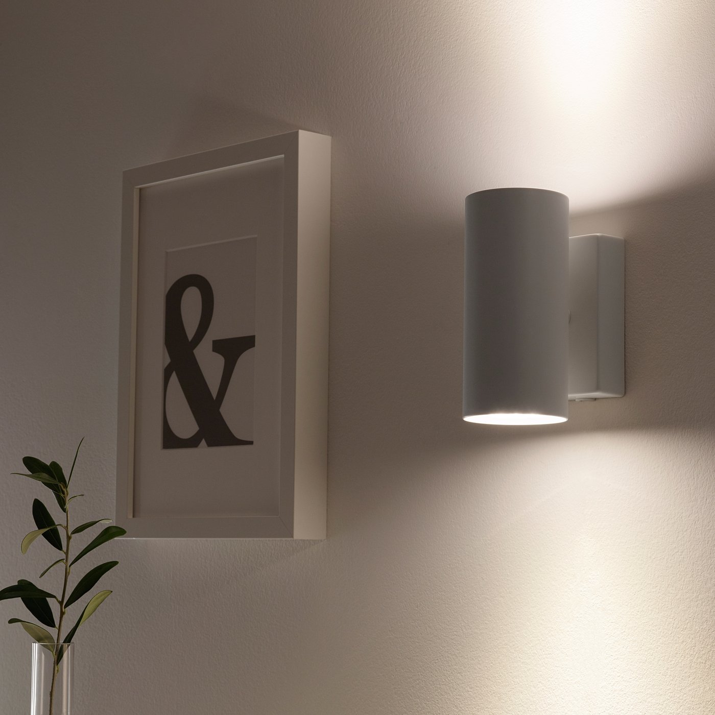 NYMÅNE applique ht/bs, installation fixe