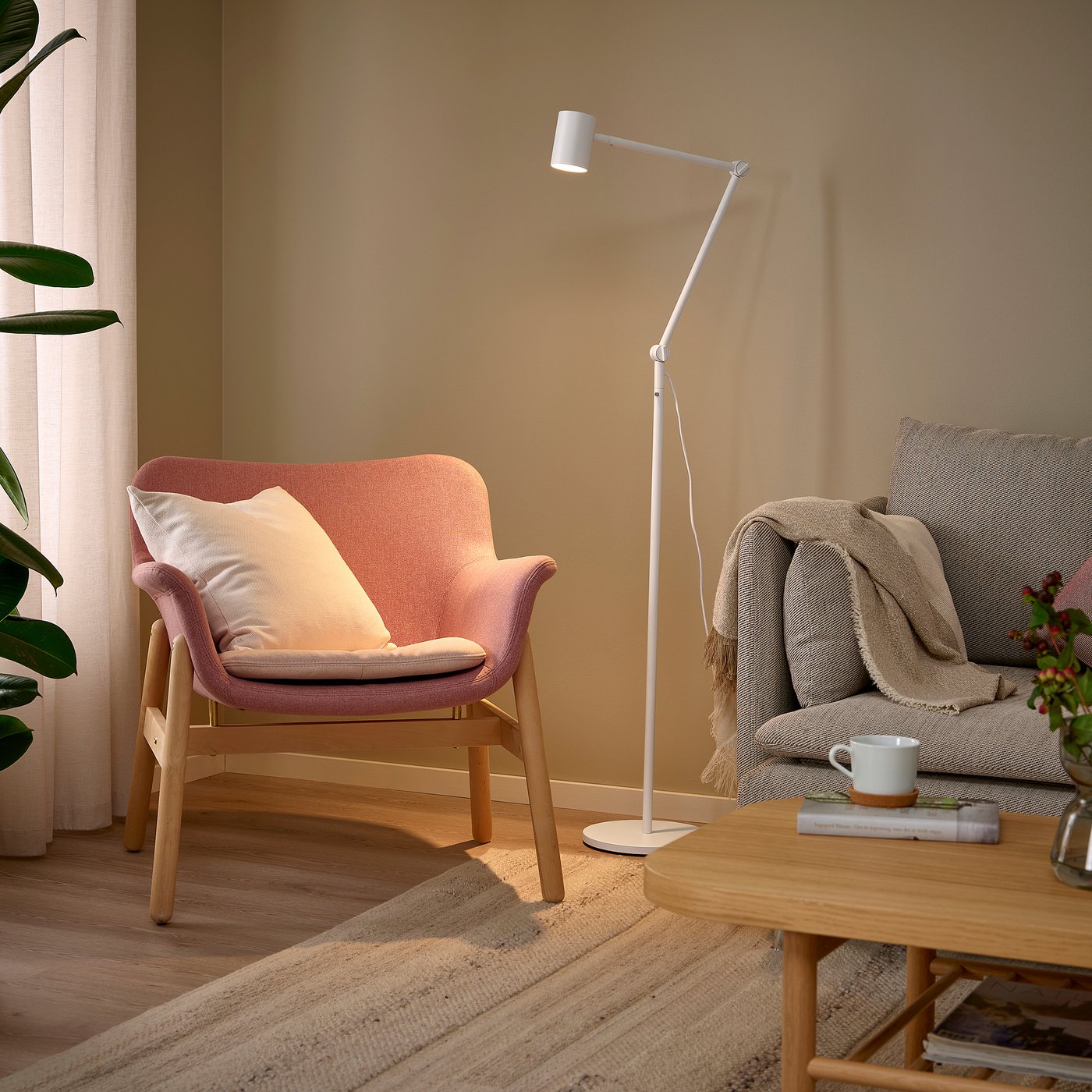NYMÅNE lampadaire/liseuse
