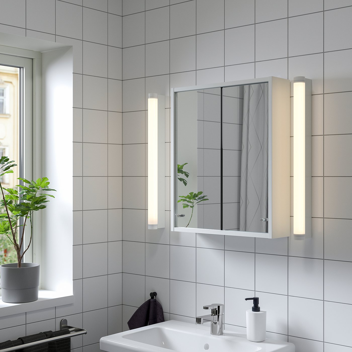 NYSJÖN meuble avec miroir
