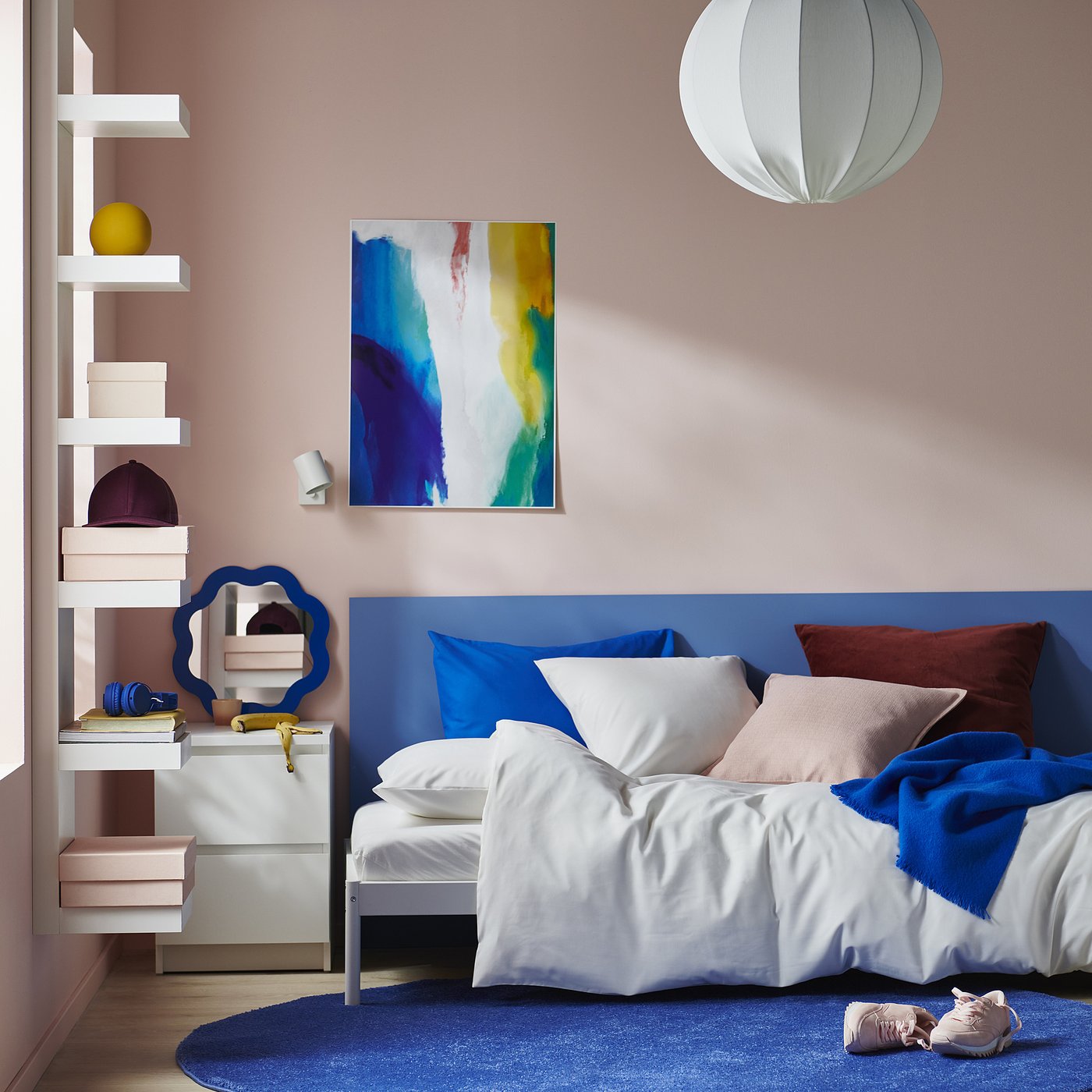 PILTANDVINGE housse de couette et 2 taies