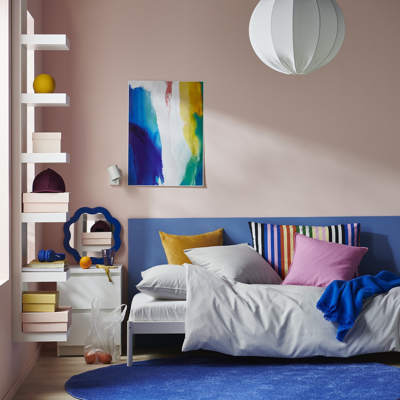 PILTANDVINGE housse de couette et 2 taies