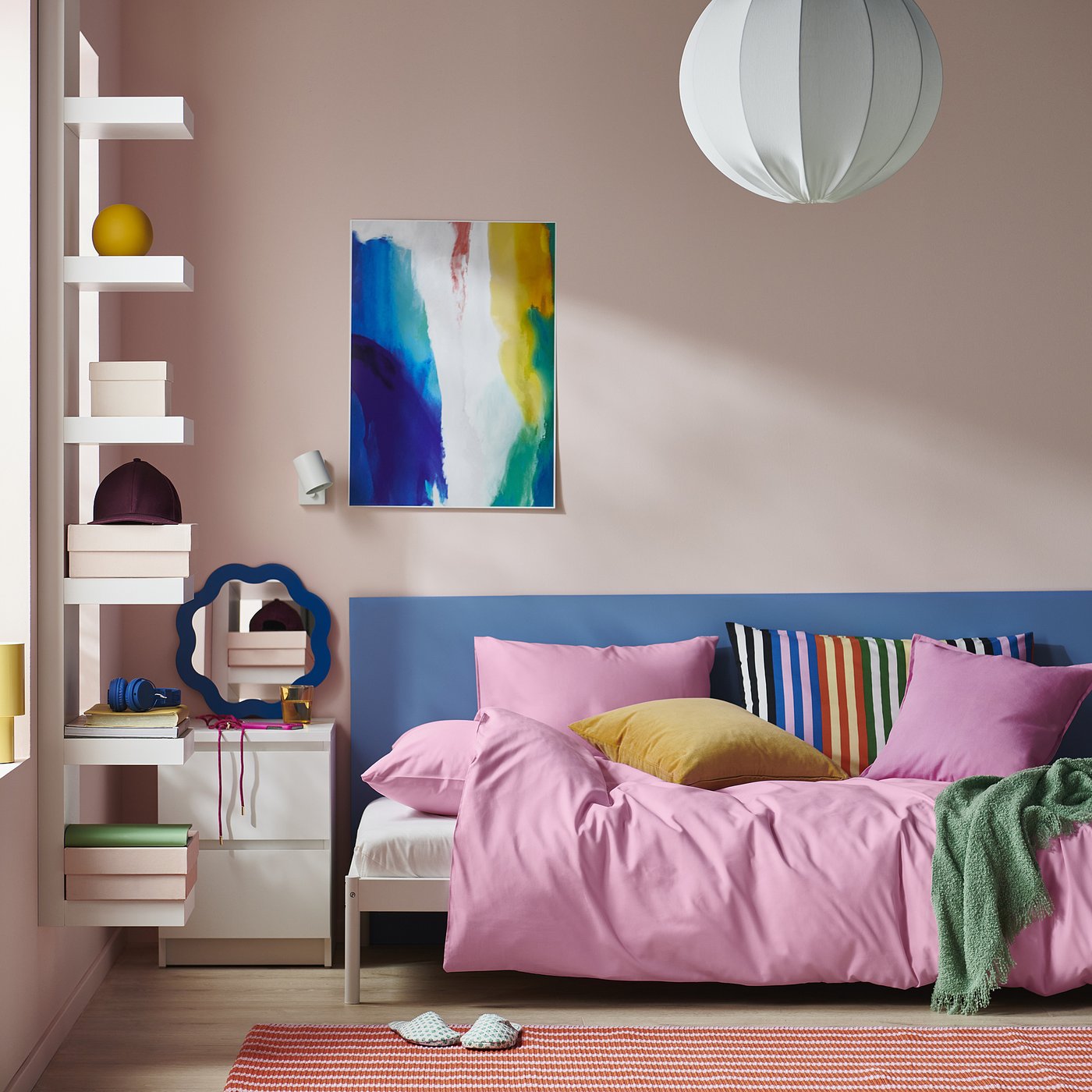 PILTANDVINGE housse de couette et 2 taies