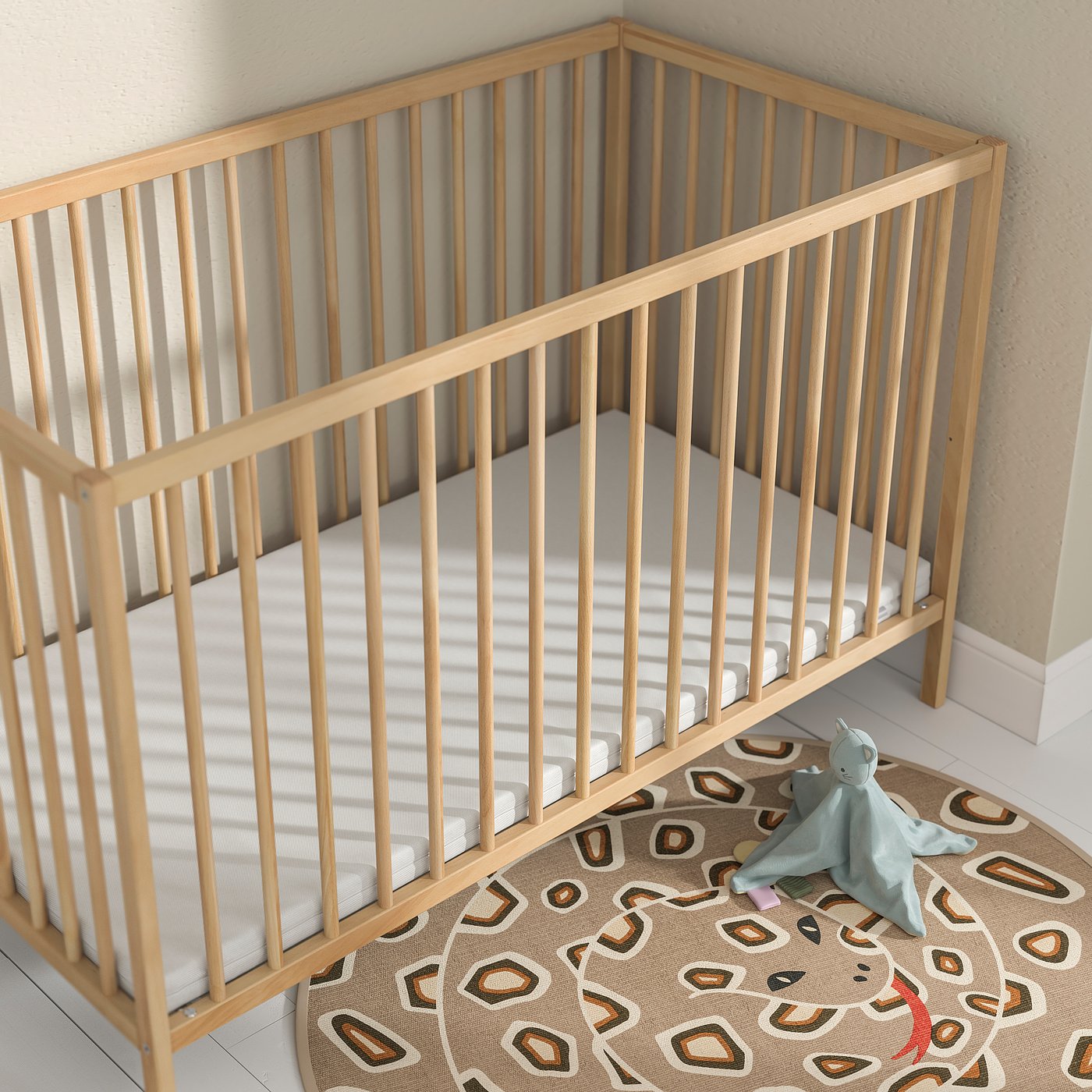 PLUTTIG matelas mousse pour lit bébé