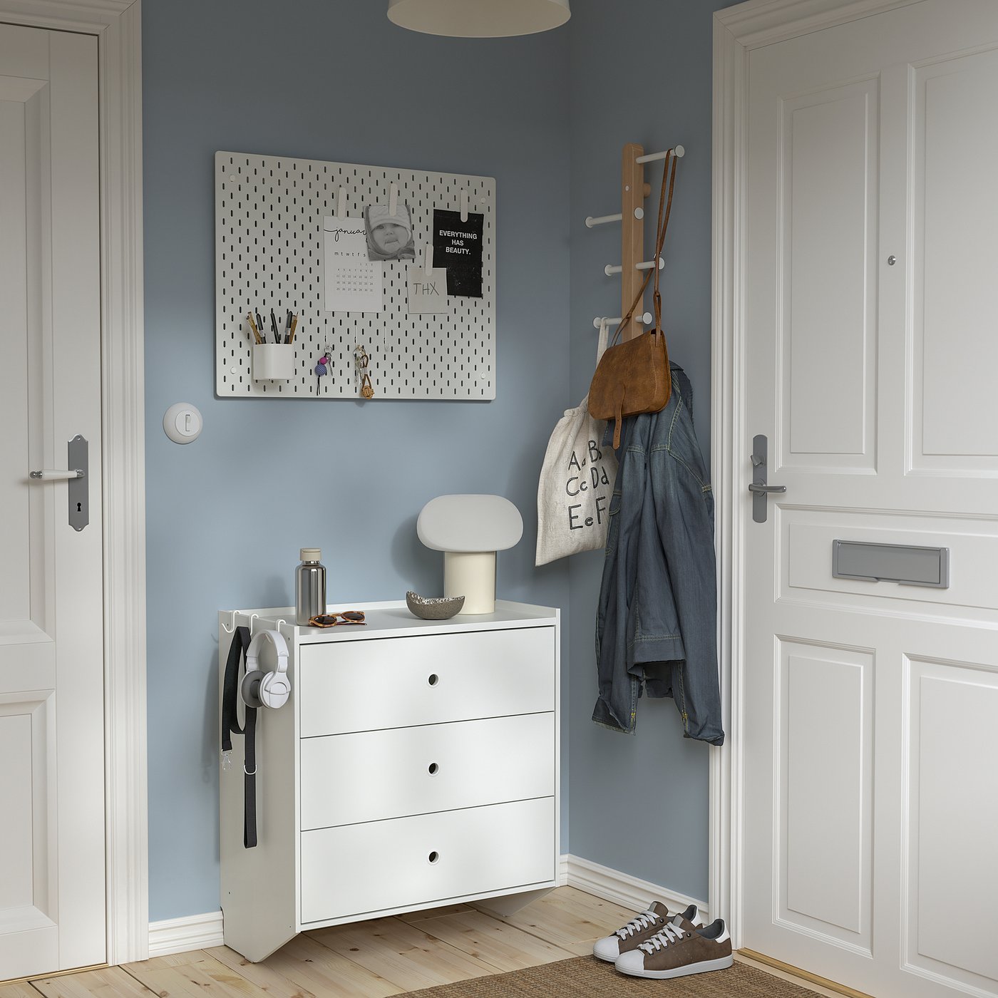 RACKNÄS commode 3 tiroirs