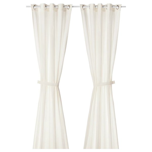 RITVA rideaux+embrasses, 2 pcs