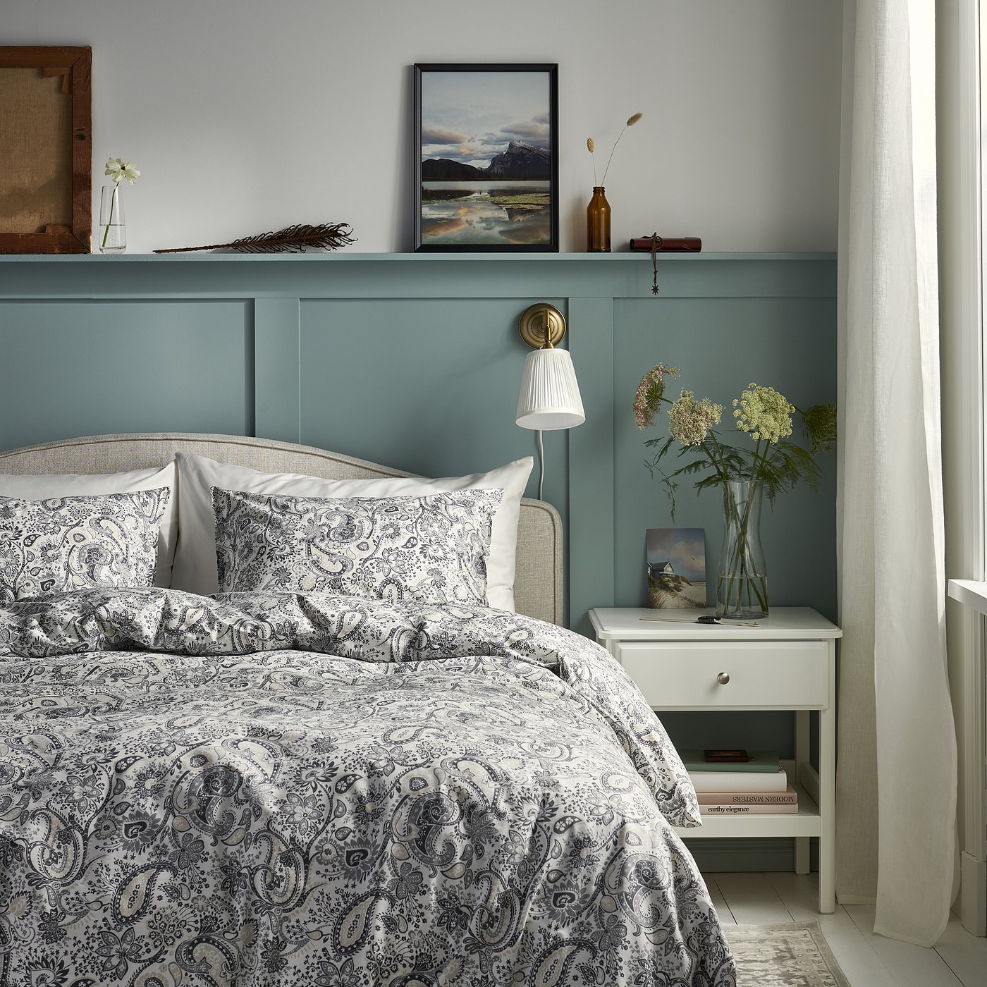 RODGERSIA housse de couette et 2 taies