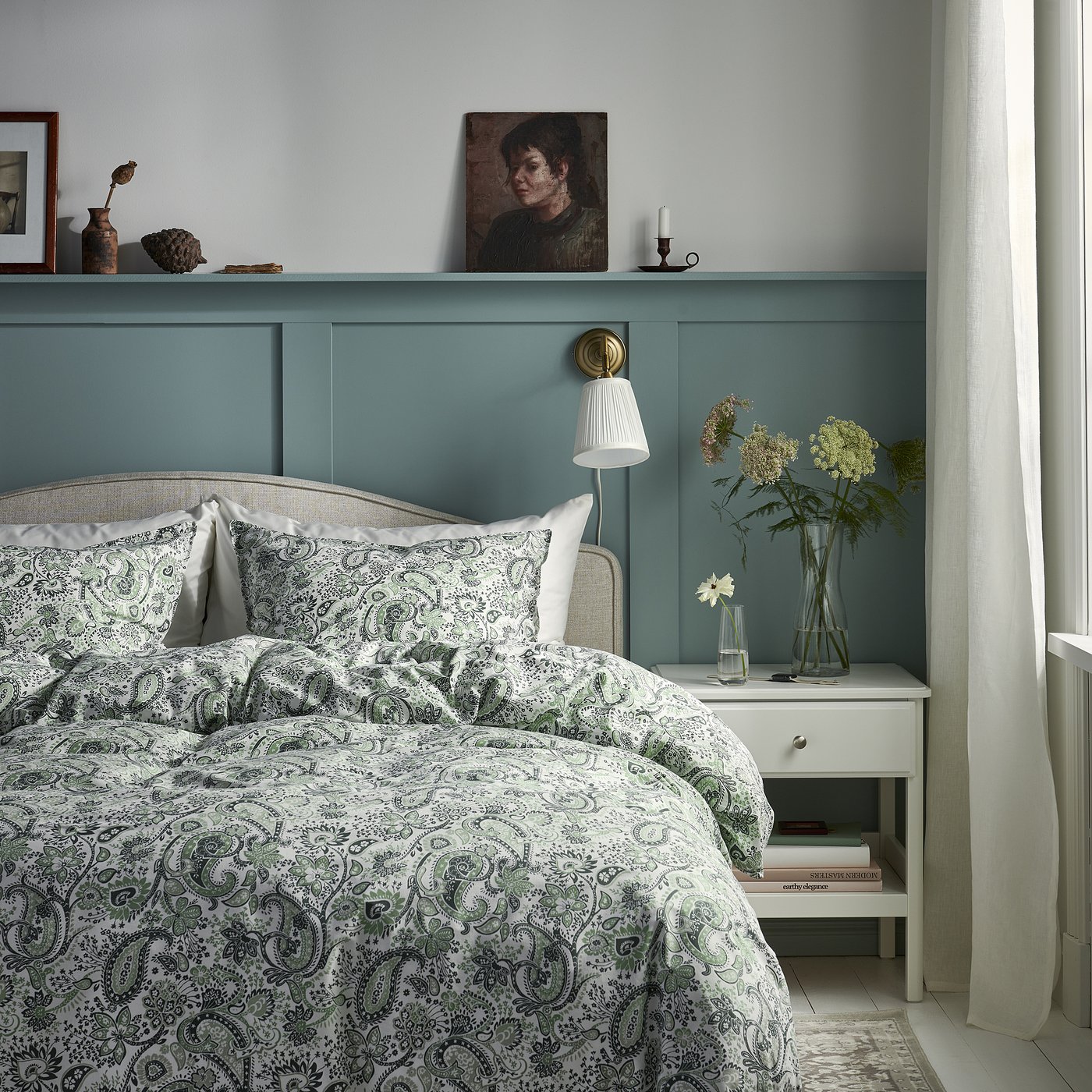 RODGERSIA housse de couette et 2 taies