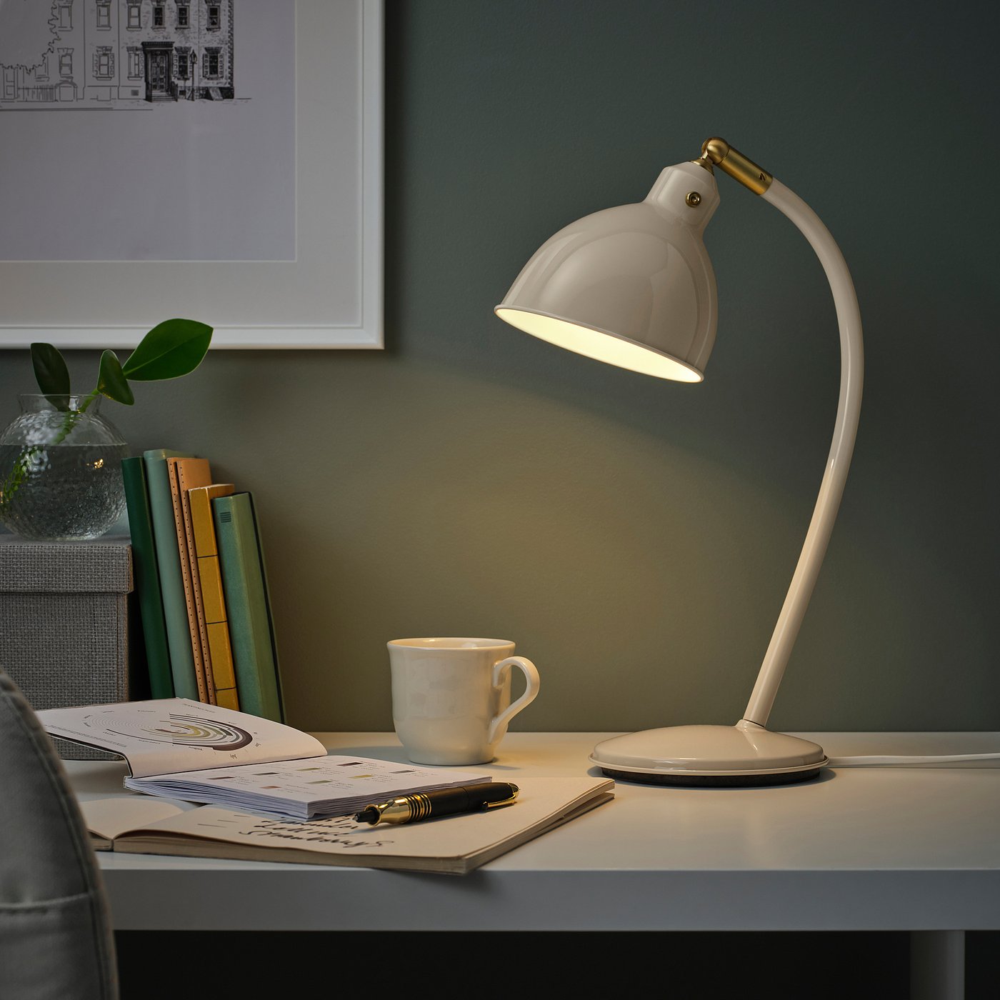RÖDFLIK lampe de bureau
