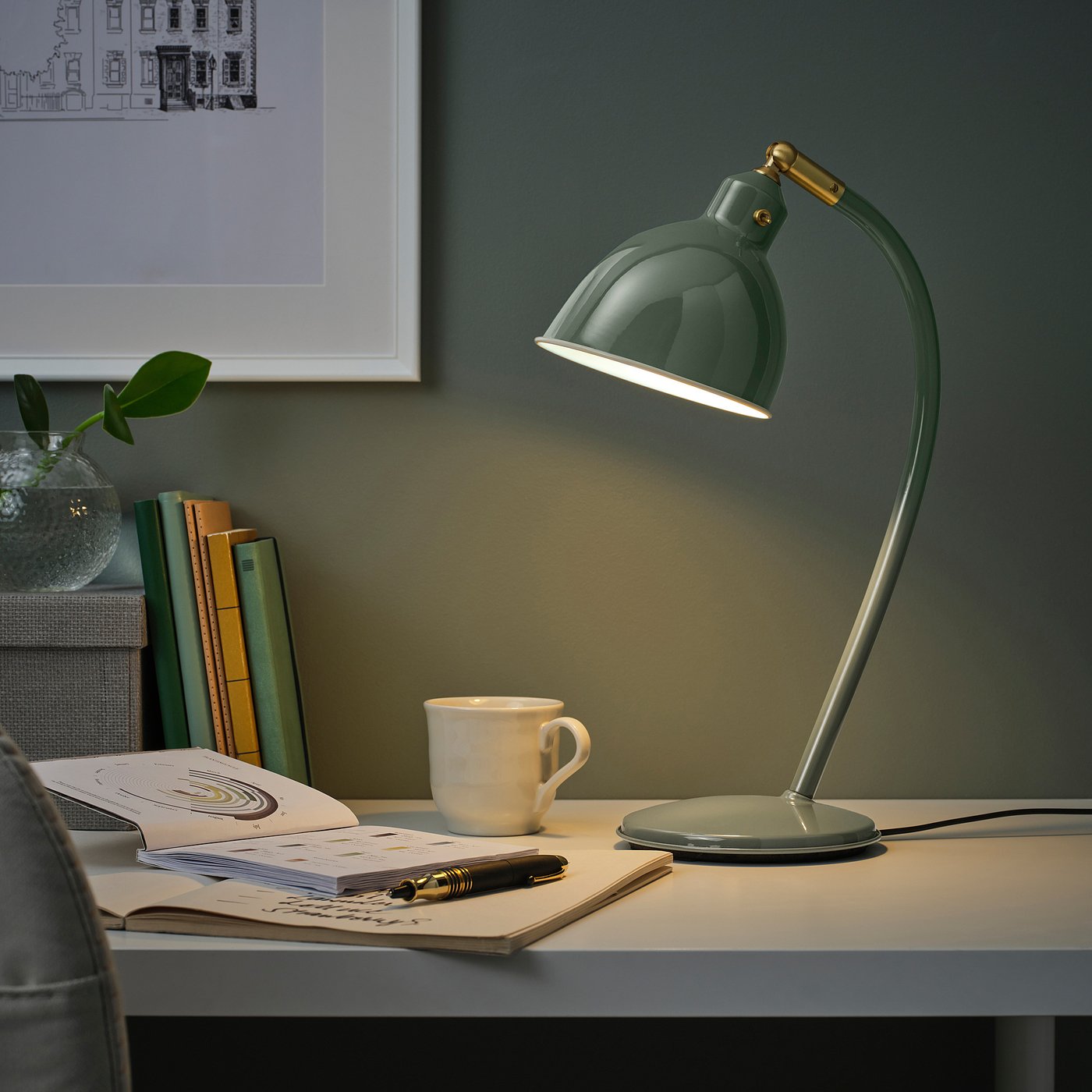 RÖDFLIK lampe de bureau