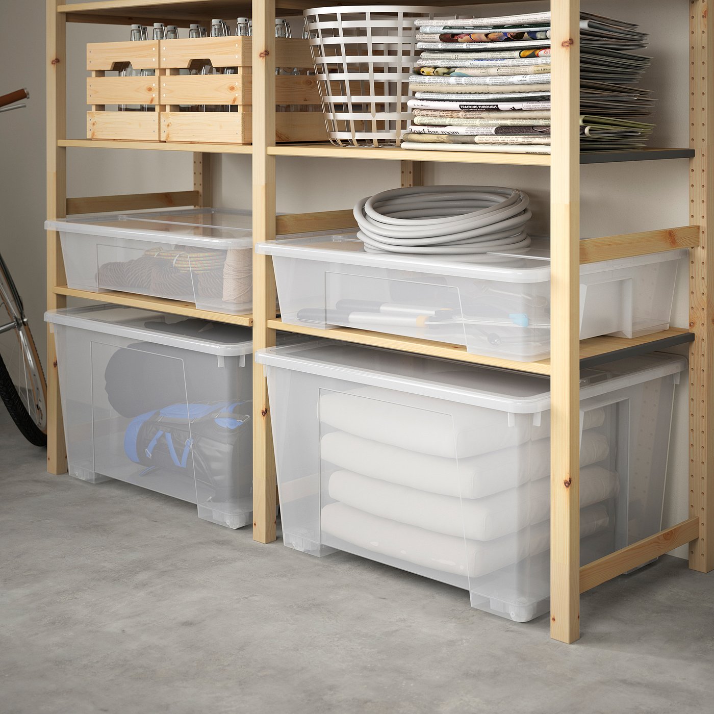 SAMLA couvercle pour boîte 55/130 l