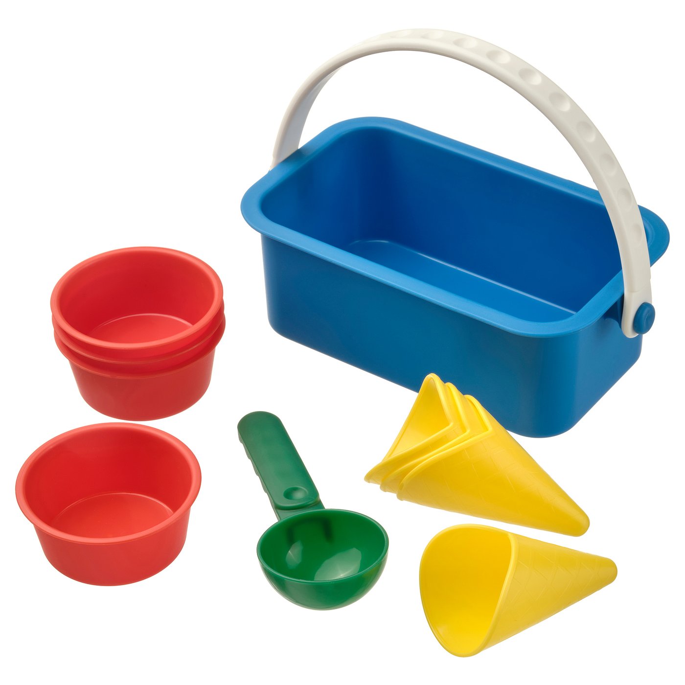 SANDIG jouet de plage glacier, 10 pièces