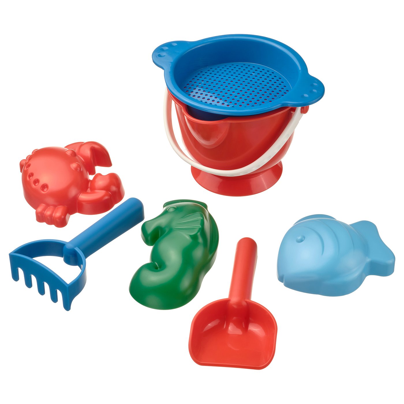 SANDIG Jouets château de sable, 7p