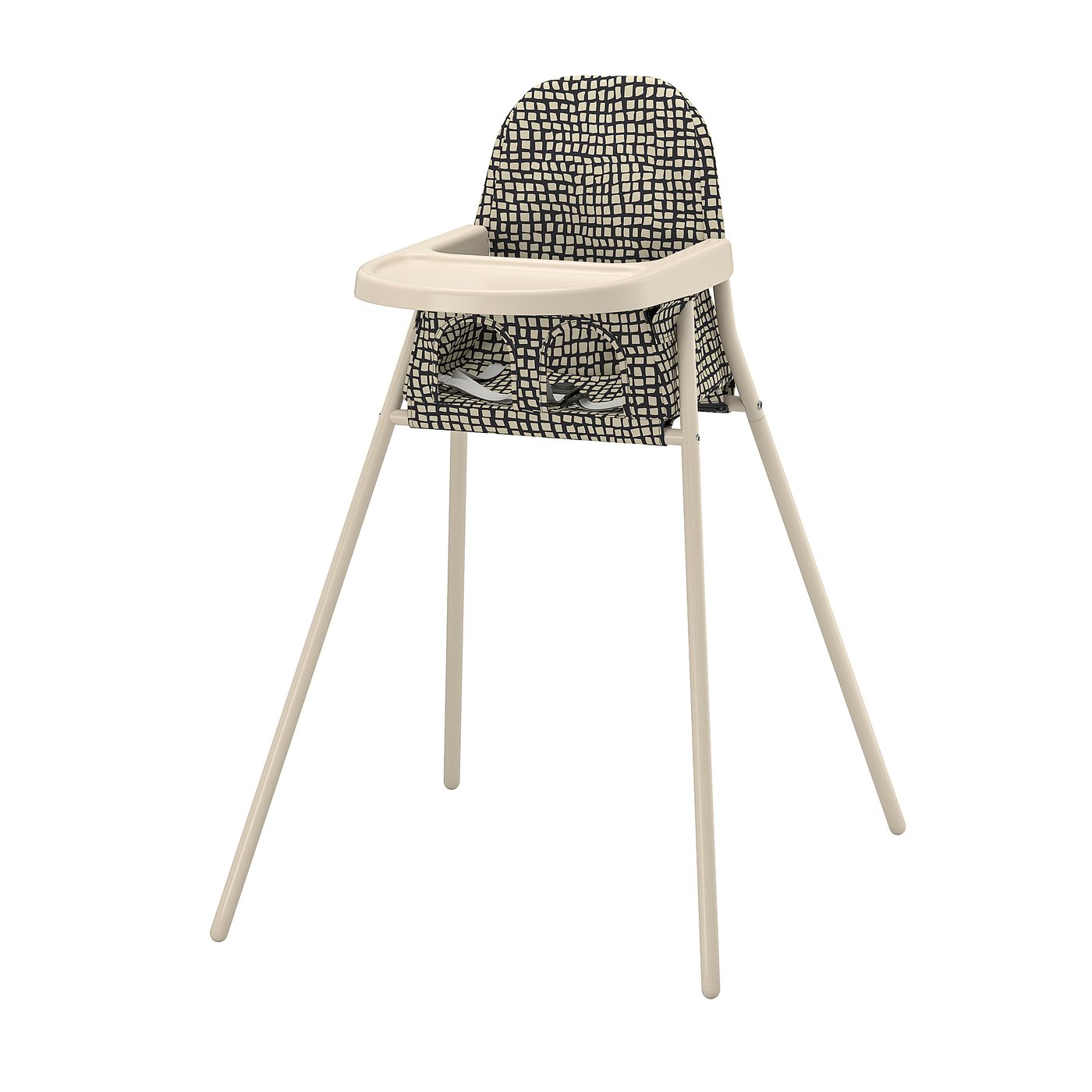 SANDKATT structure chaise haute+tablette