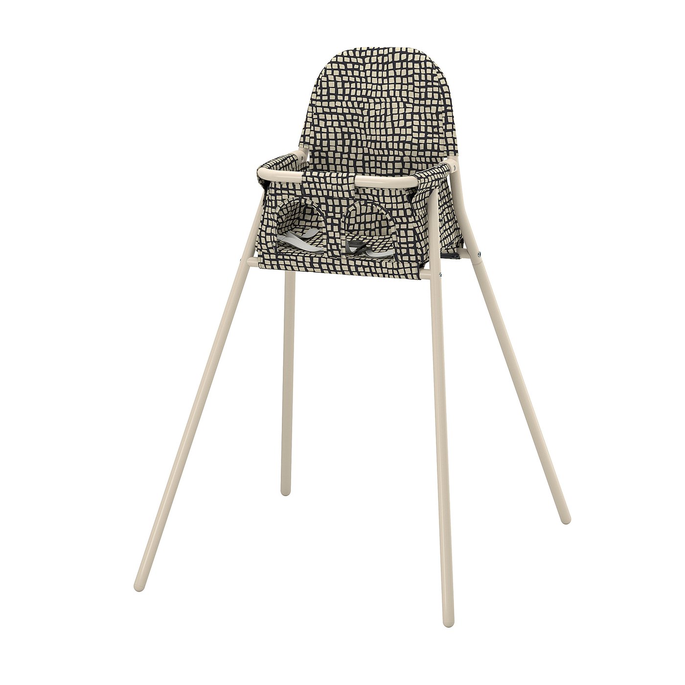 SANDKATT structure chaise haute+tablette