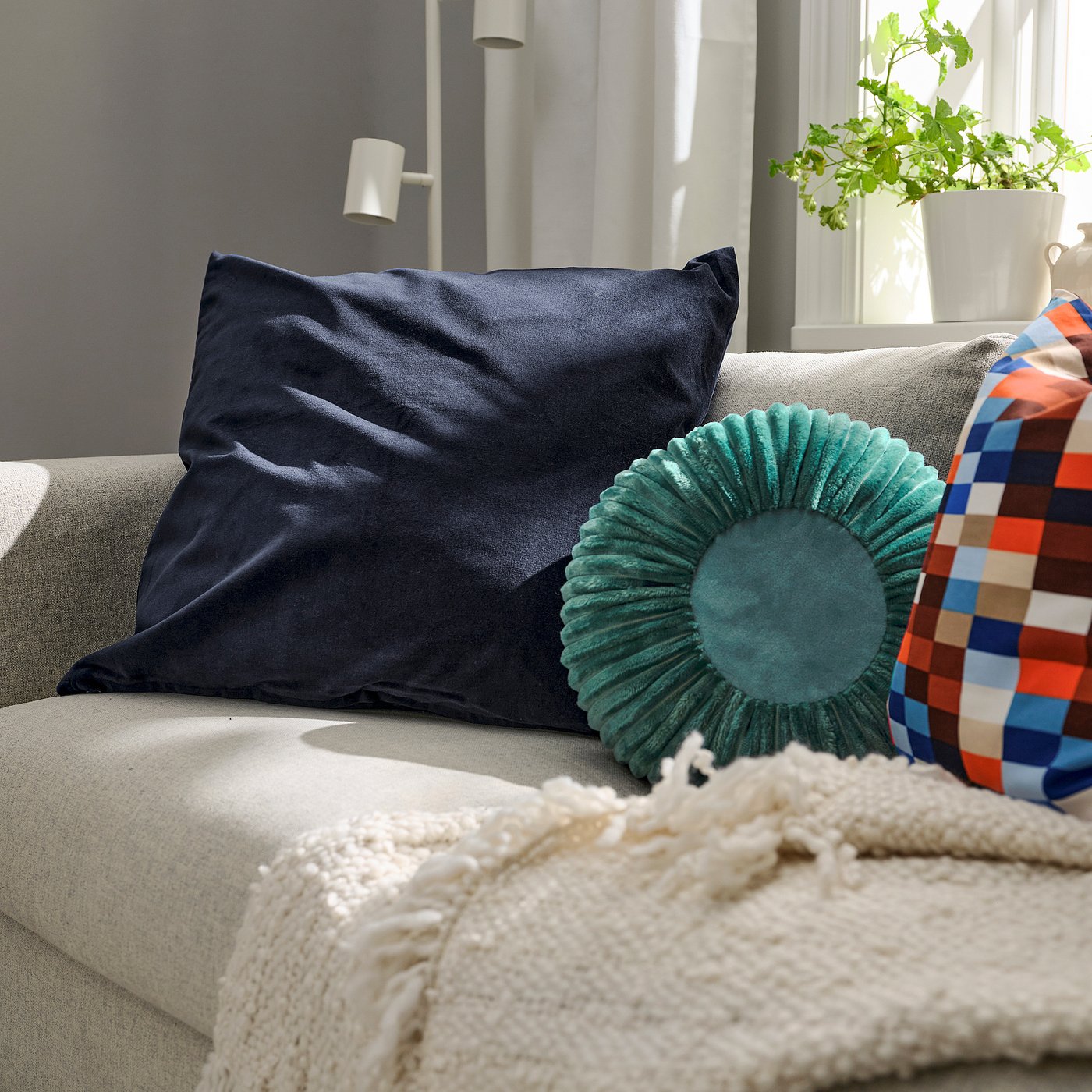 SANELA housse de coussin