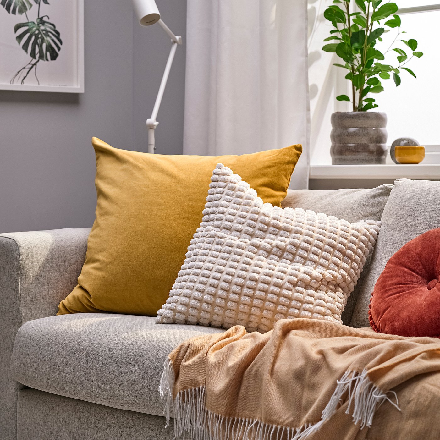 SANELA housse de coussin