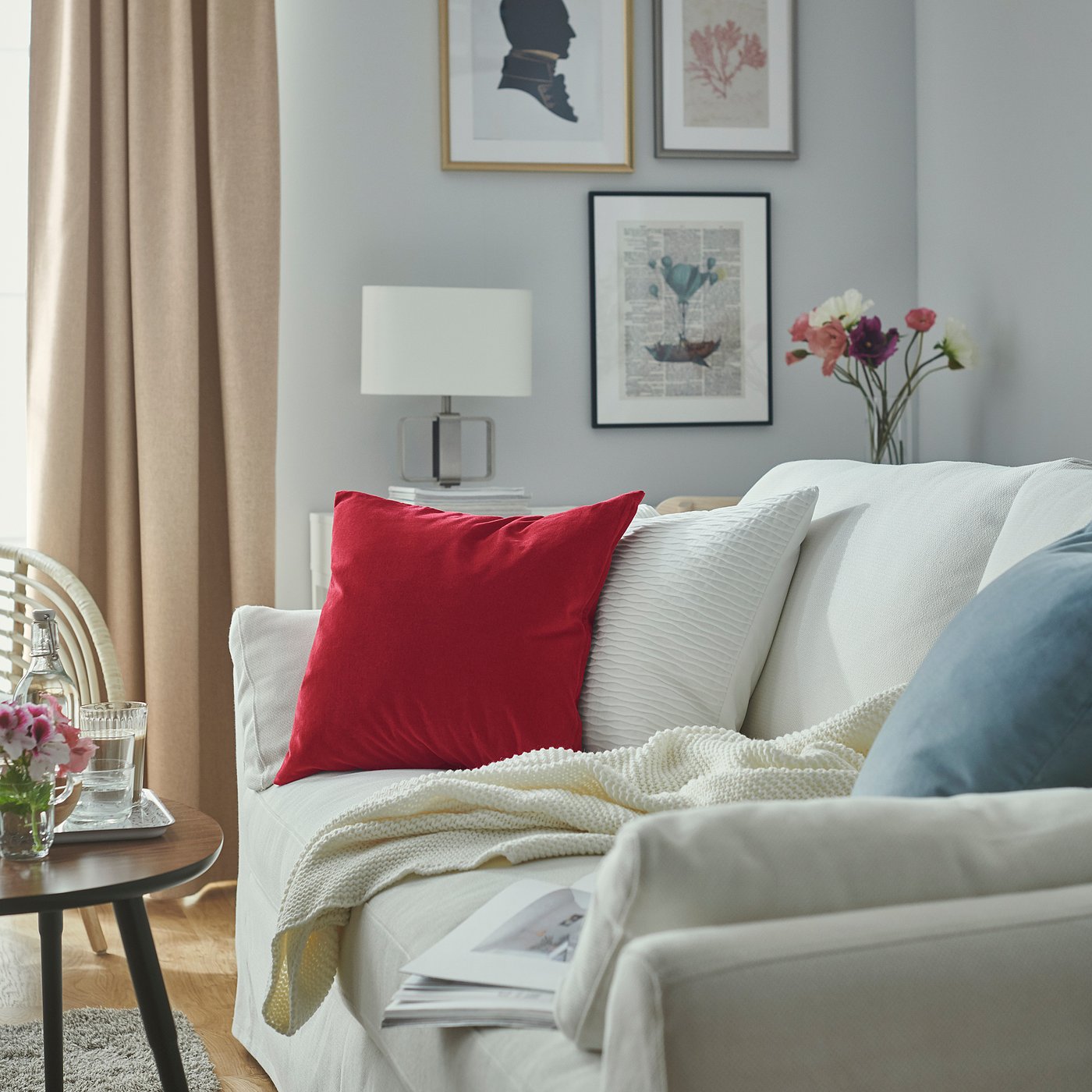 SANELA housse de coussin