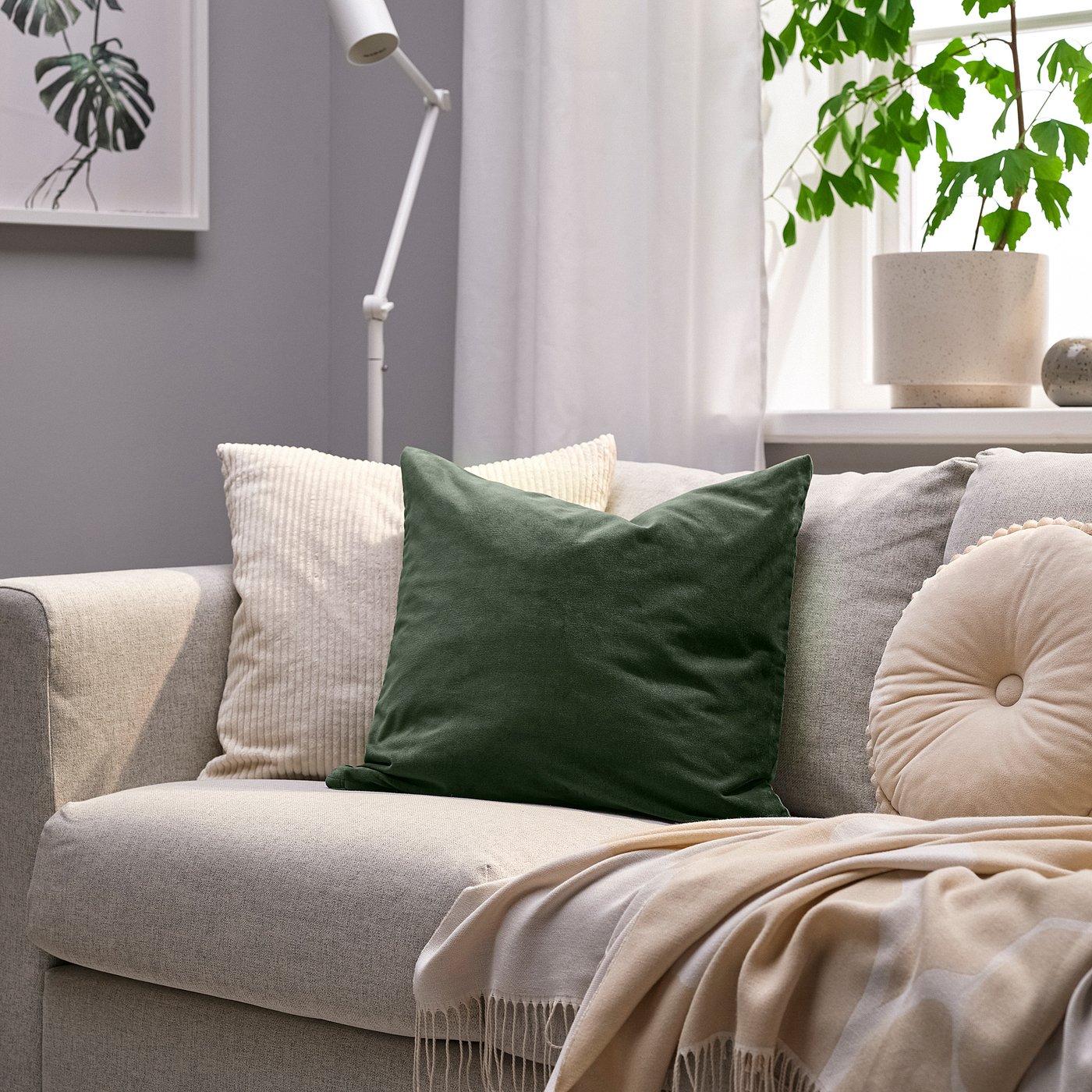 SANELA housse de coussin