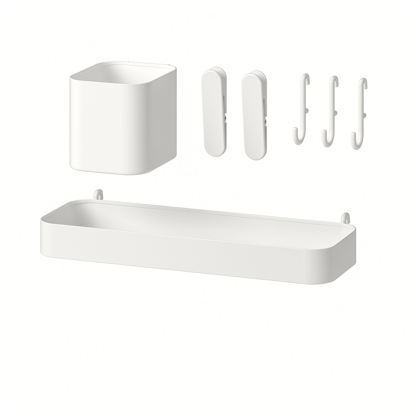 SKÅDIS accessoire panneau perforé, 7pièces