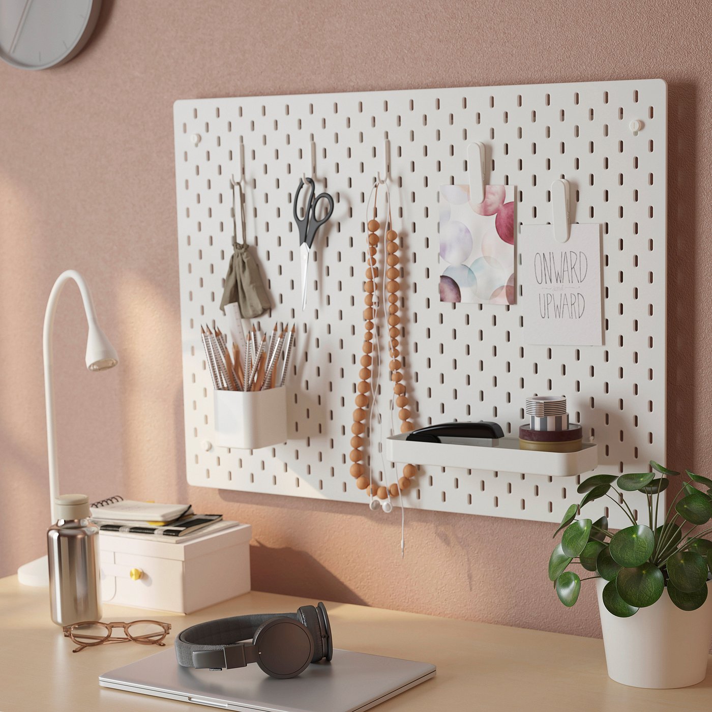 SKÅDIS accessoire panneau perforé, 7pièces