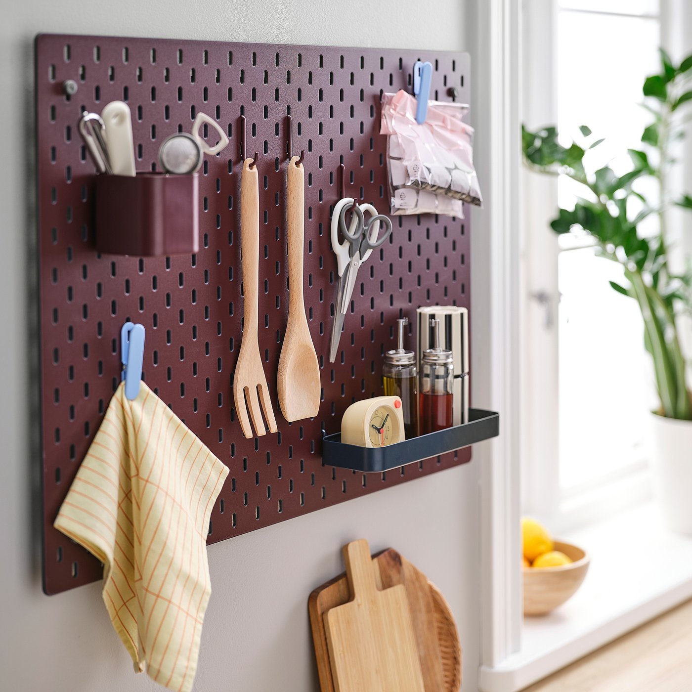 SKÅDIS accessoire panneau perforé, 7pièces