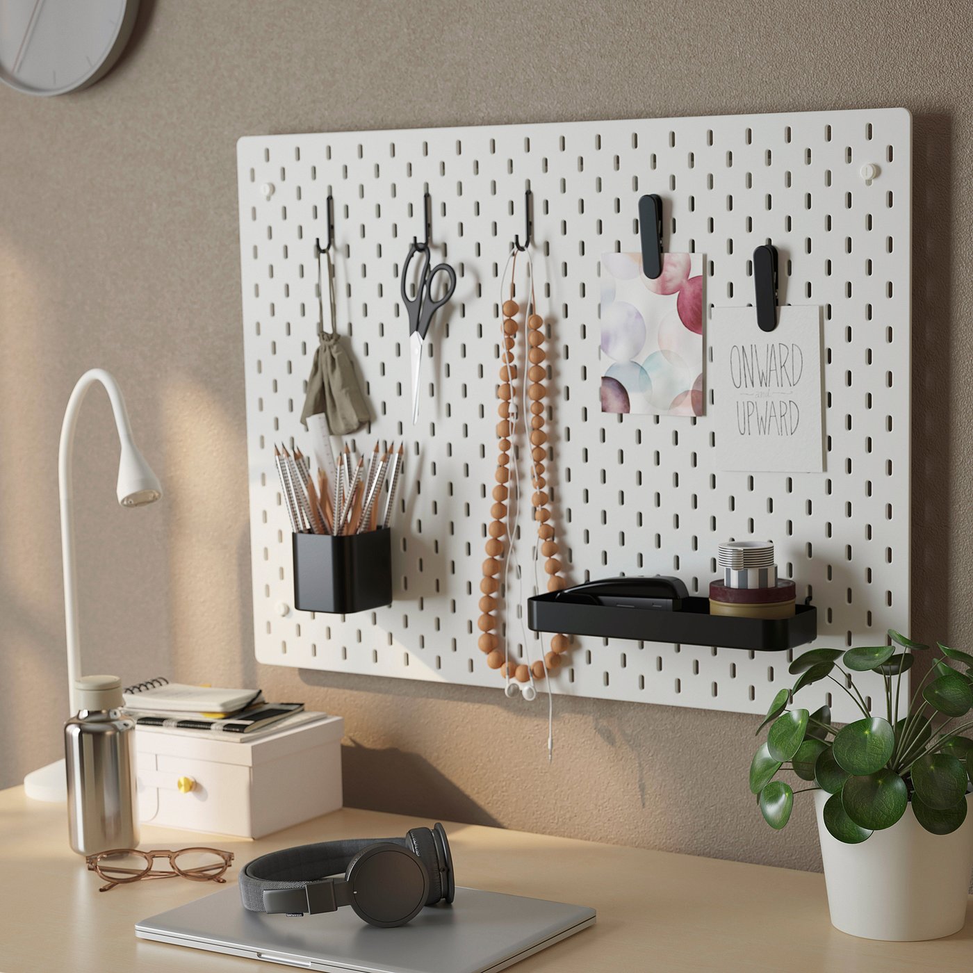 SKÅDIS accessoire panneau perforé, 7pièces