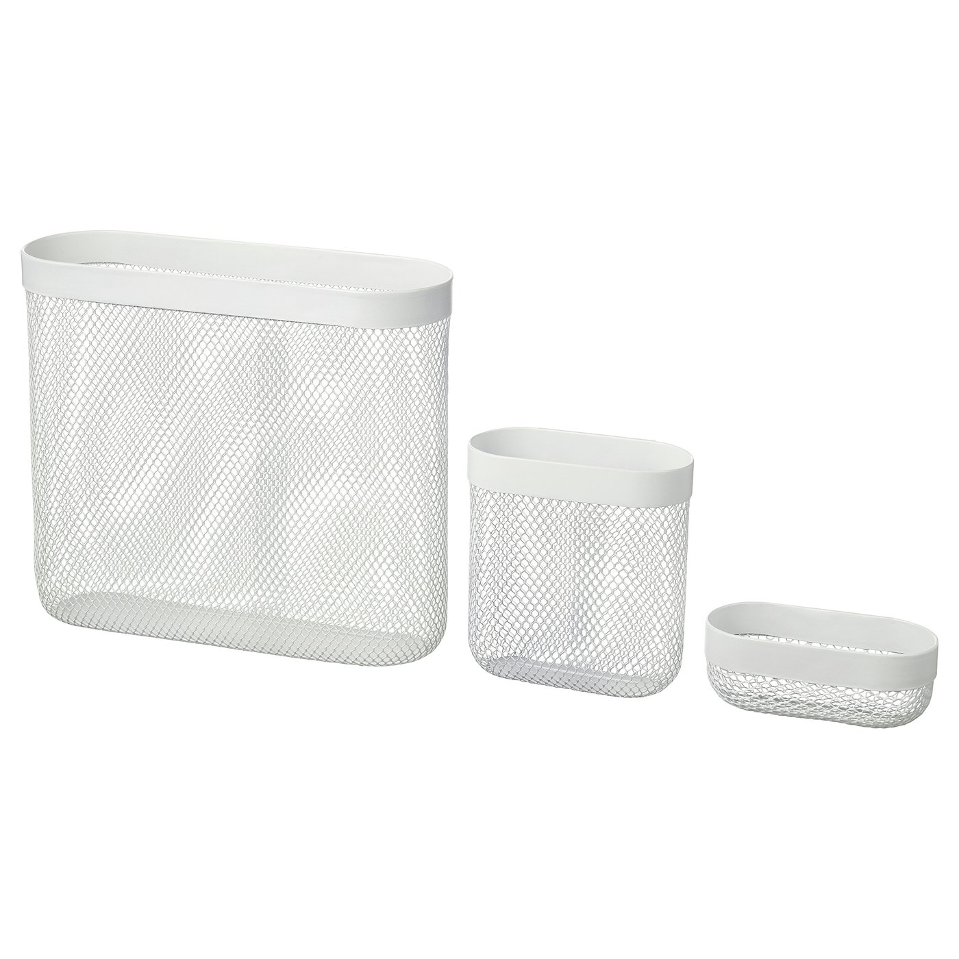SKÅDIS corbeille de rangement, lot de 3