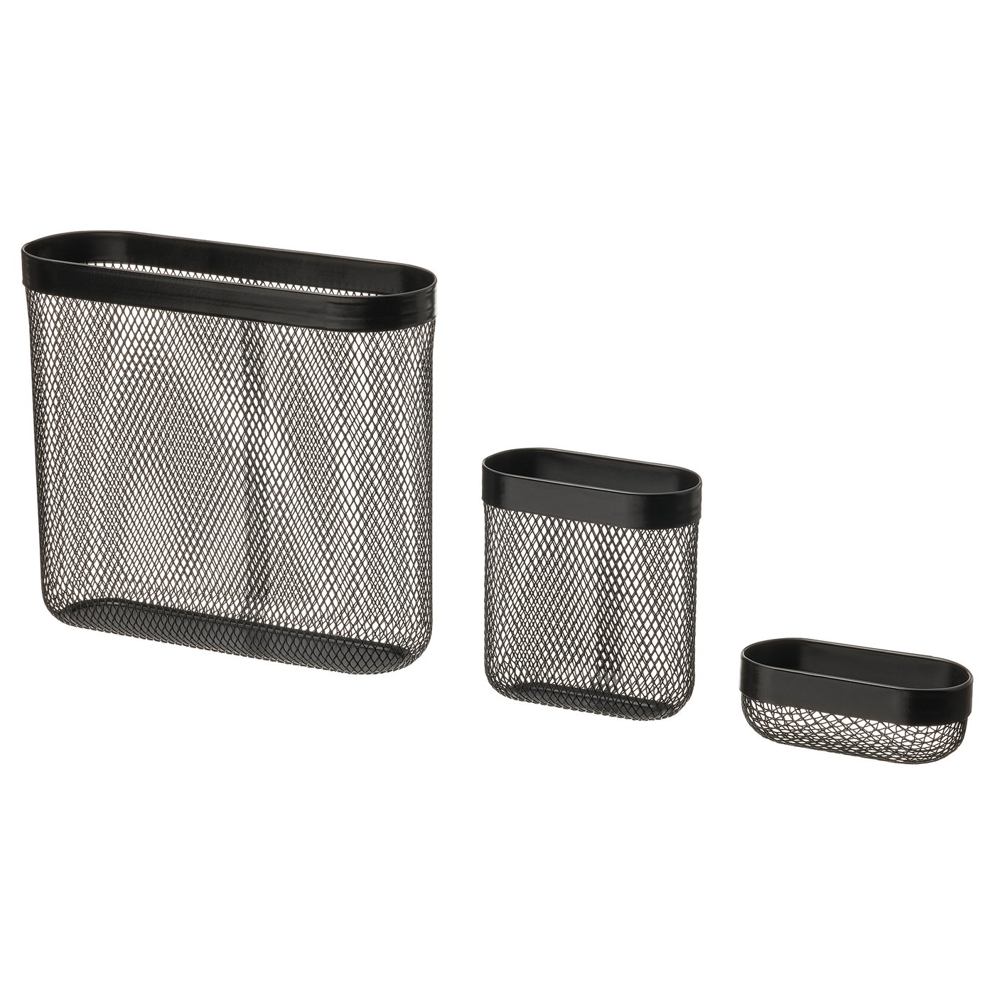 SKÅDIS corbeille de rangement, lot de 3