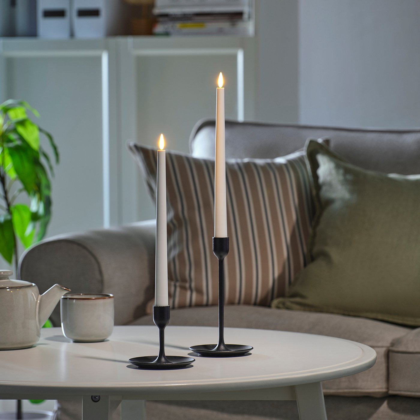 SMÅLOM bougie longue à LED