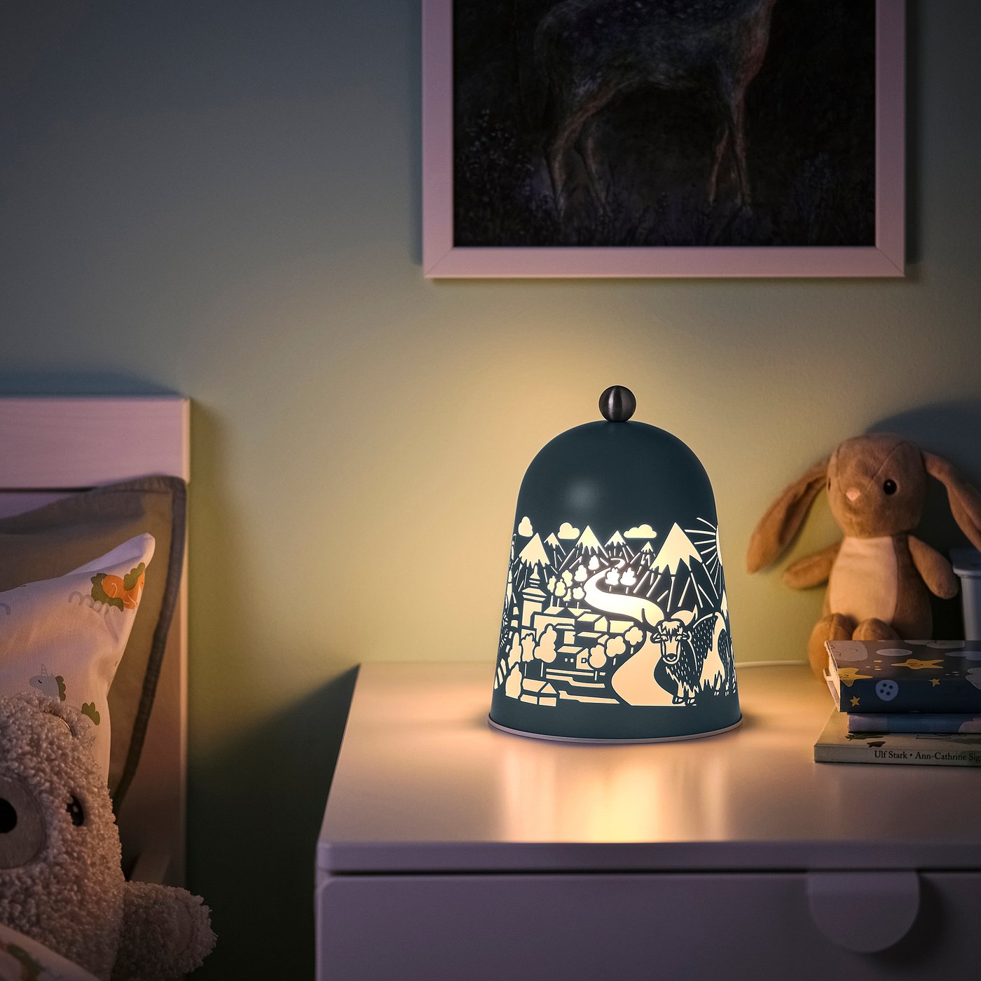 SOLSKUR lampe de table à LED