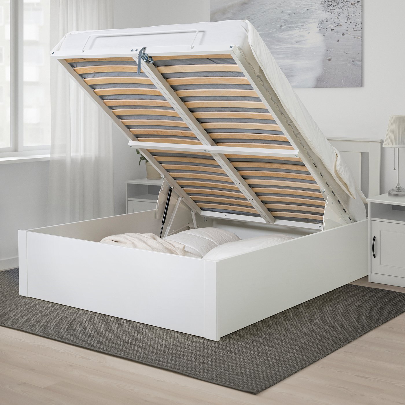 SONGESAND cadre lit coffre