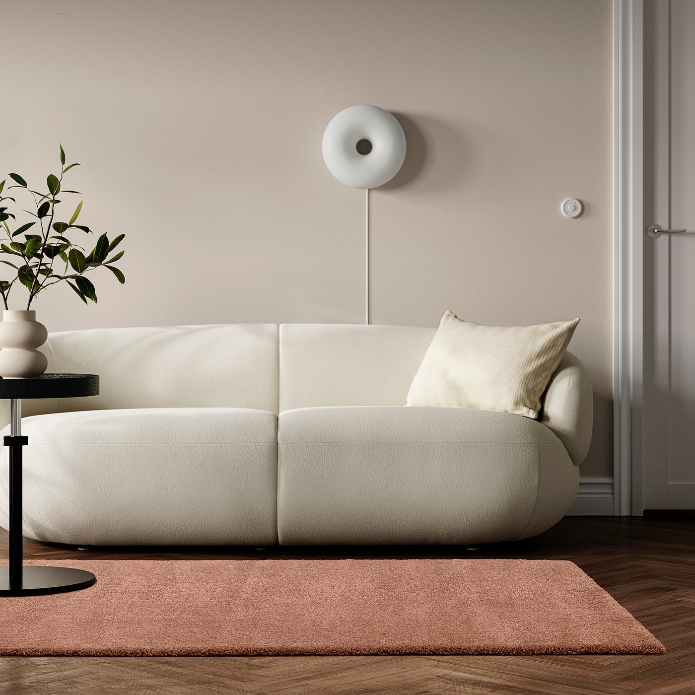 STOENSE tapis, poils ras