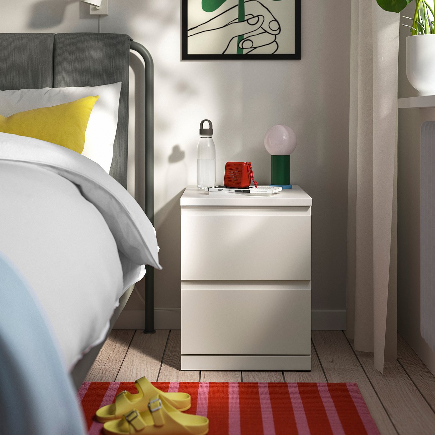 STORKLINTA commode 2 tiroirs