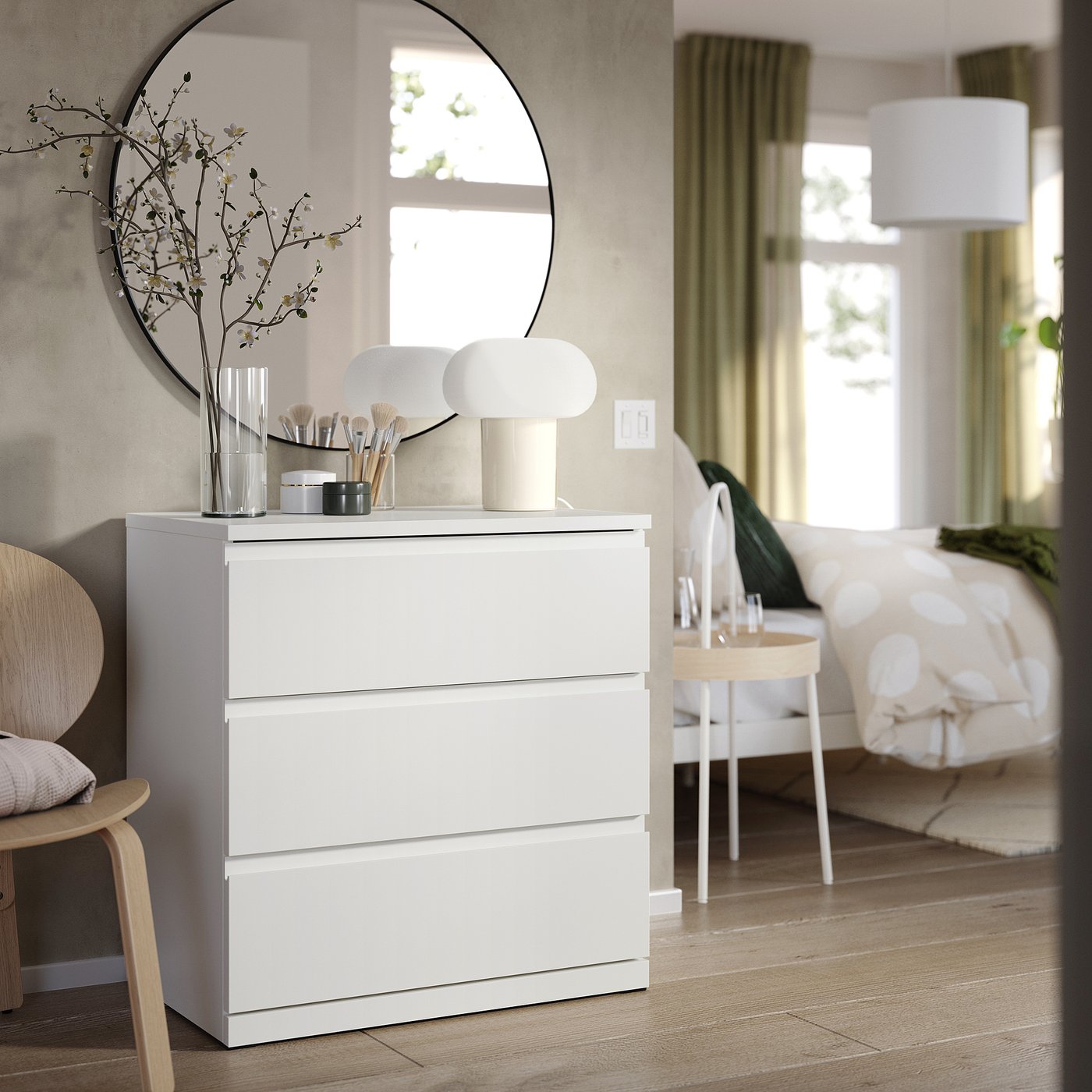 STORKLINTA commode 3 tiroirs