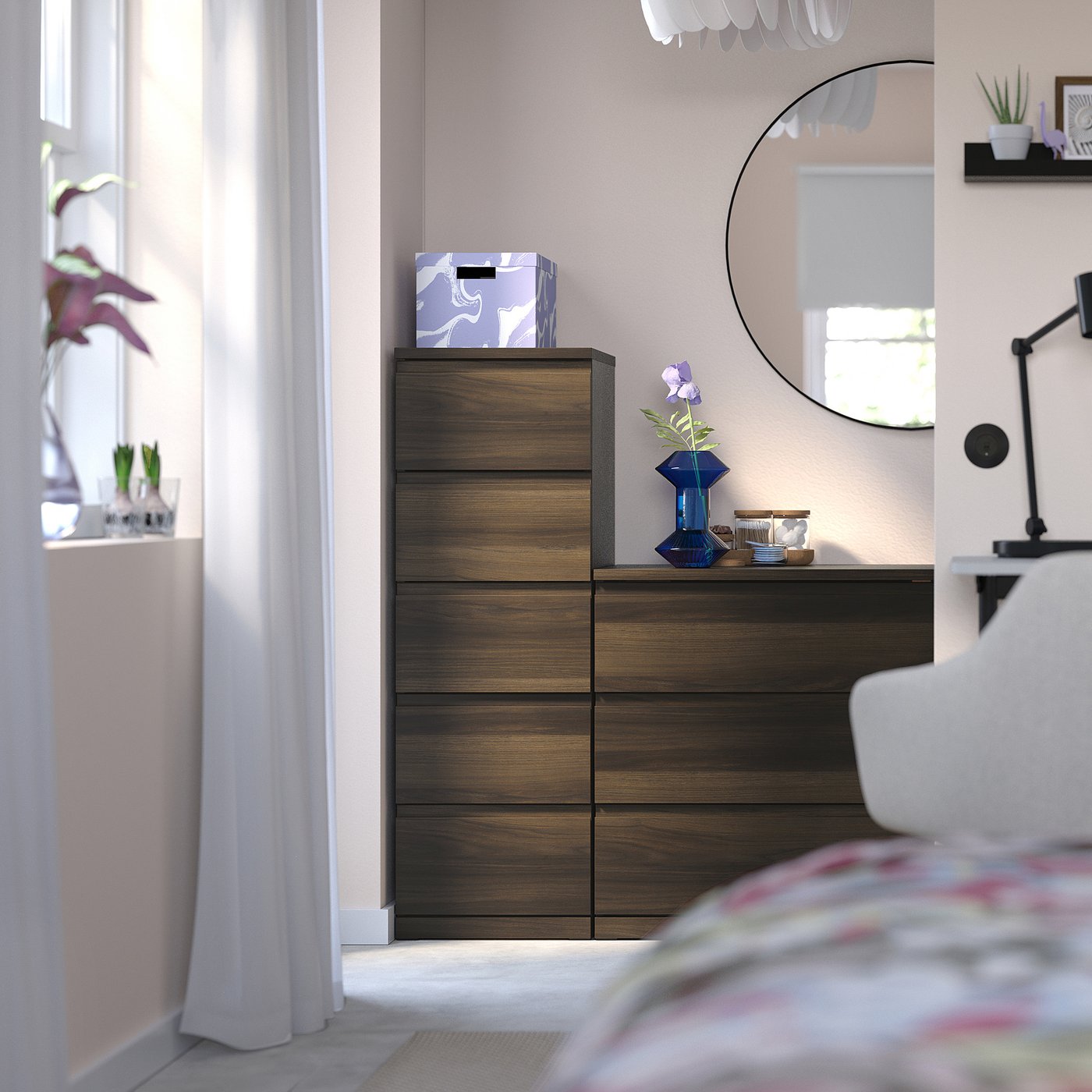 STORKLINTA commode 5 tiroirs