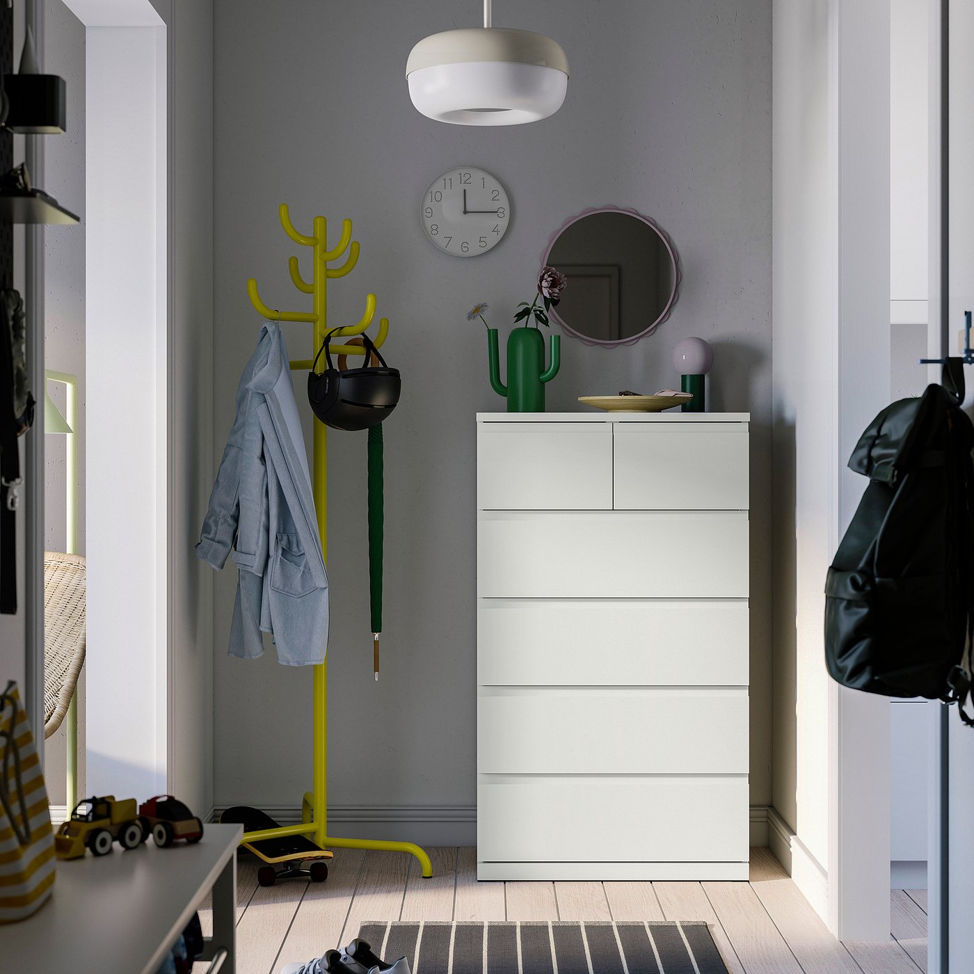 STORKLINTA commode 6 tiroirs