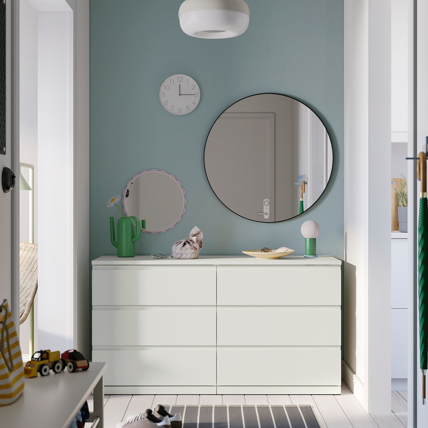 STORKLINTA commode 6 tiroirs