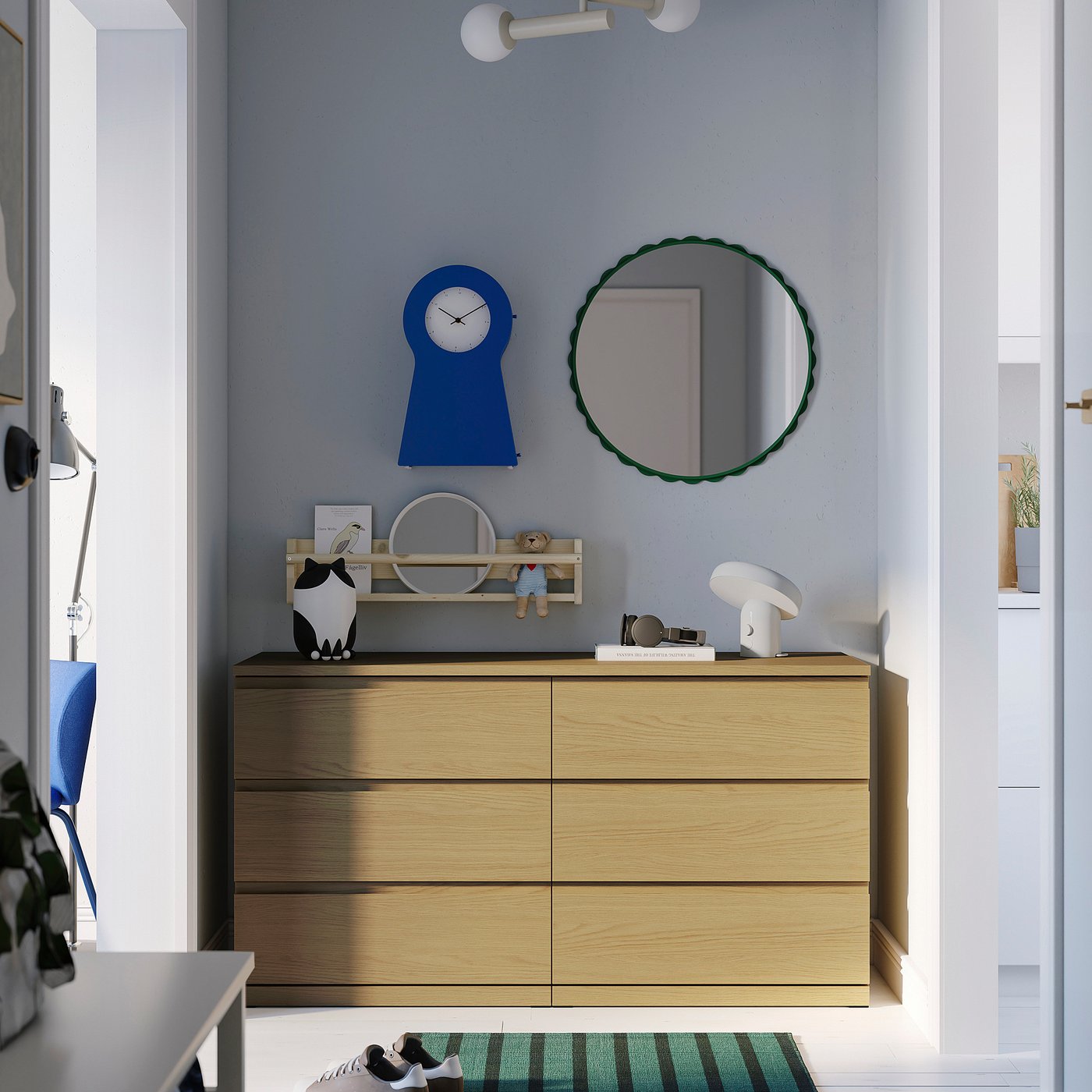 STORKLINTA commode 6 tiroirs