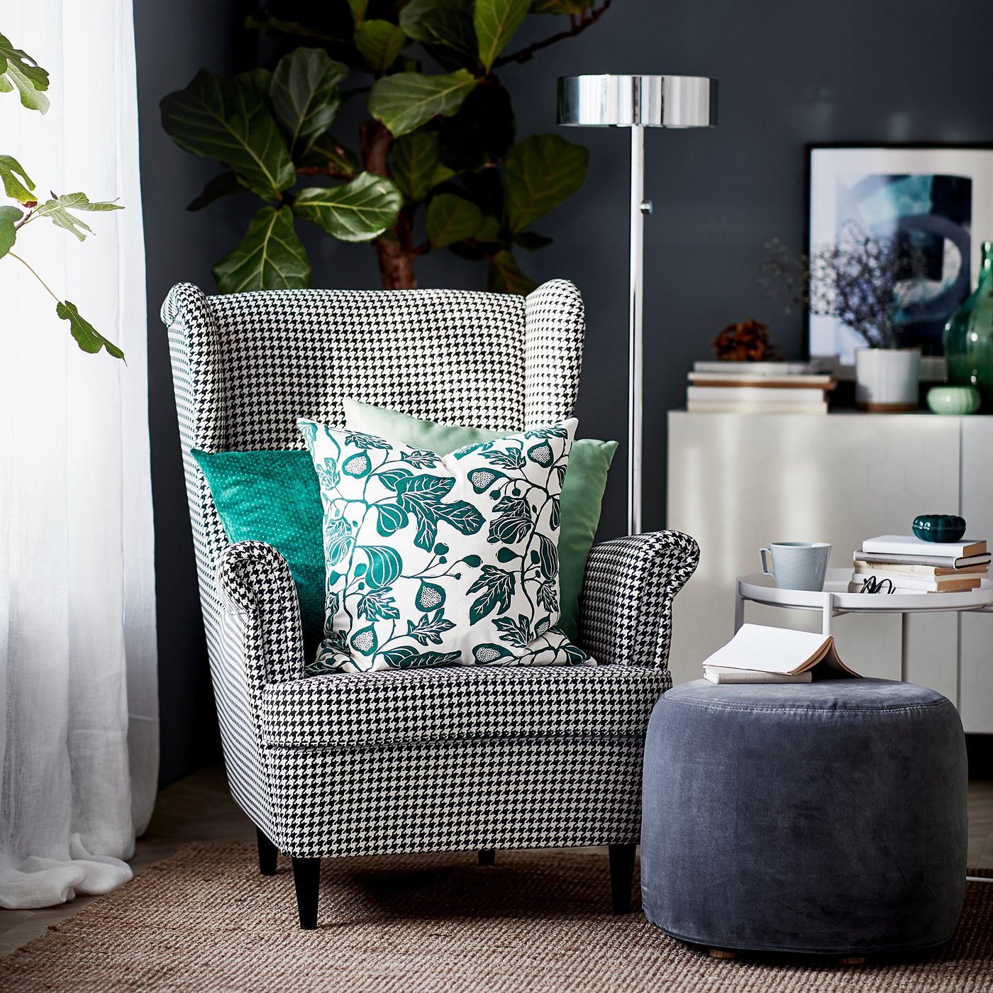 STRANDMON fauteuil à oreilles