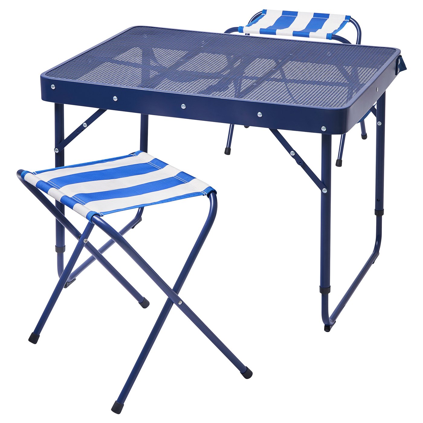 STRANDÖN table + 2 sièges pliables