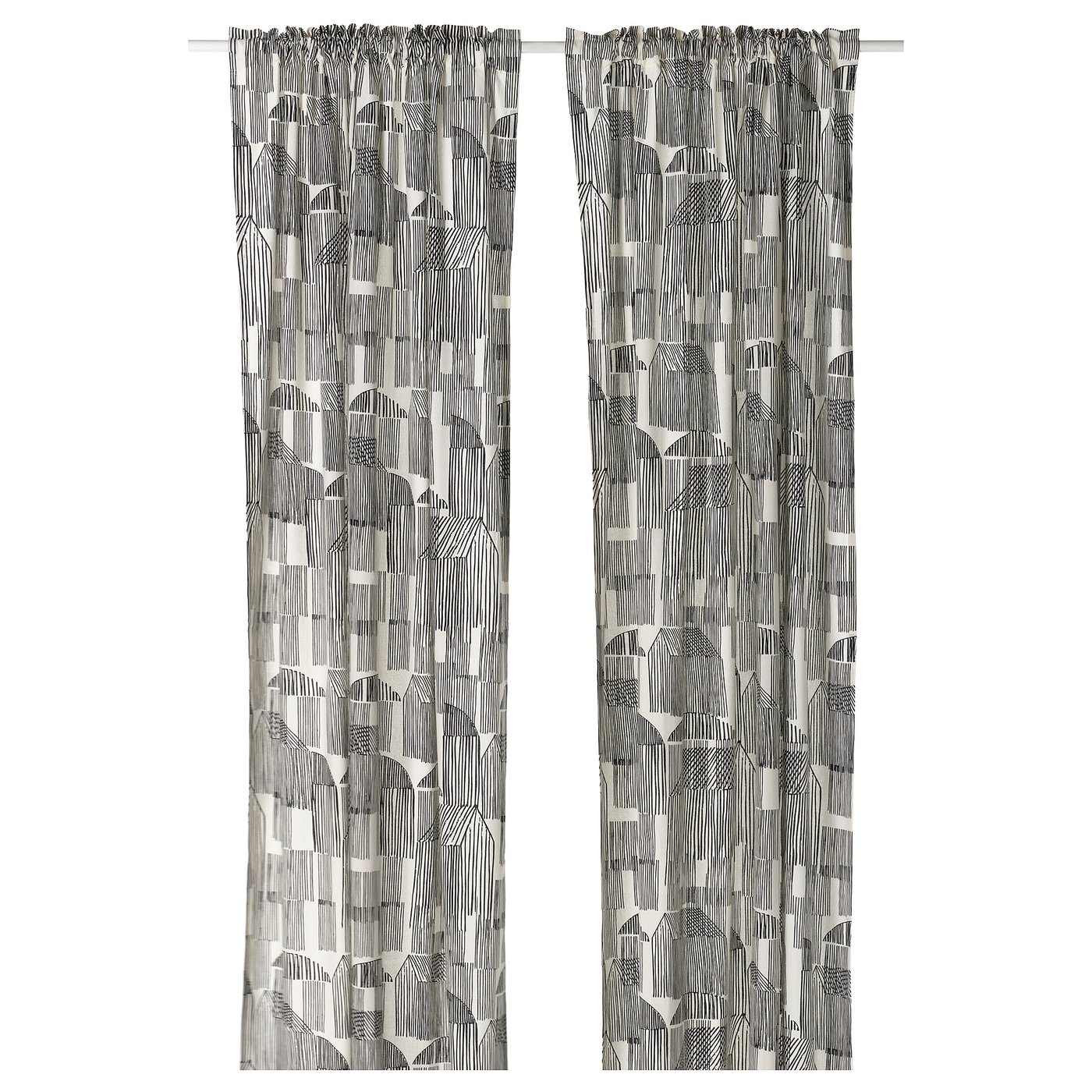 TEMPELFLY rideaux, 2 pièces