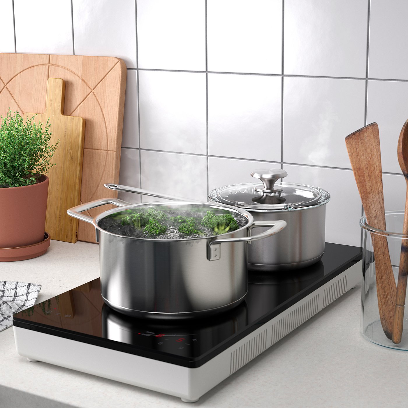 TILLREDA plaque de cuisson induction mobile