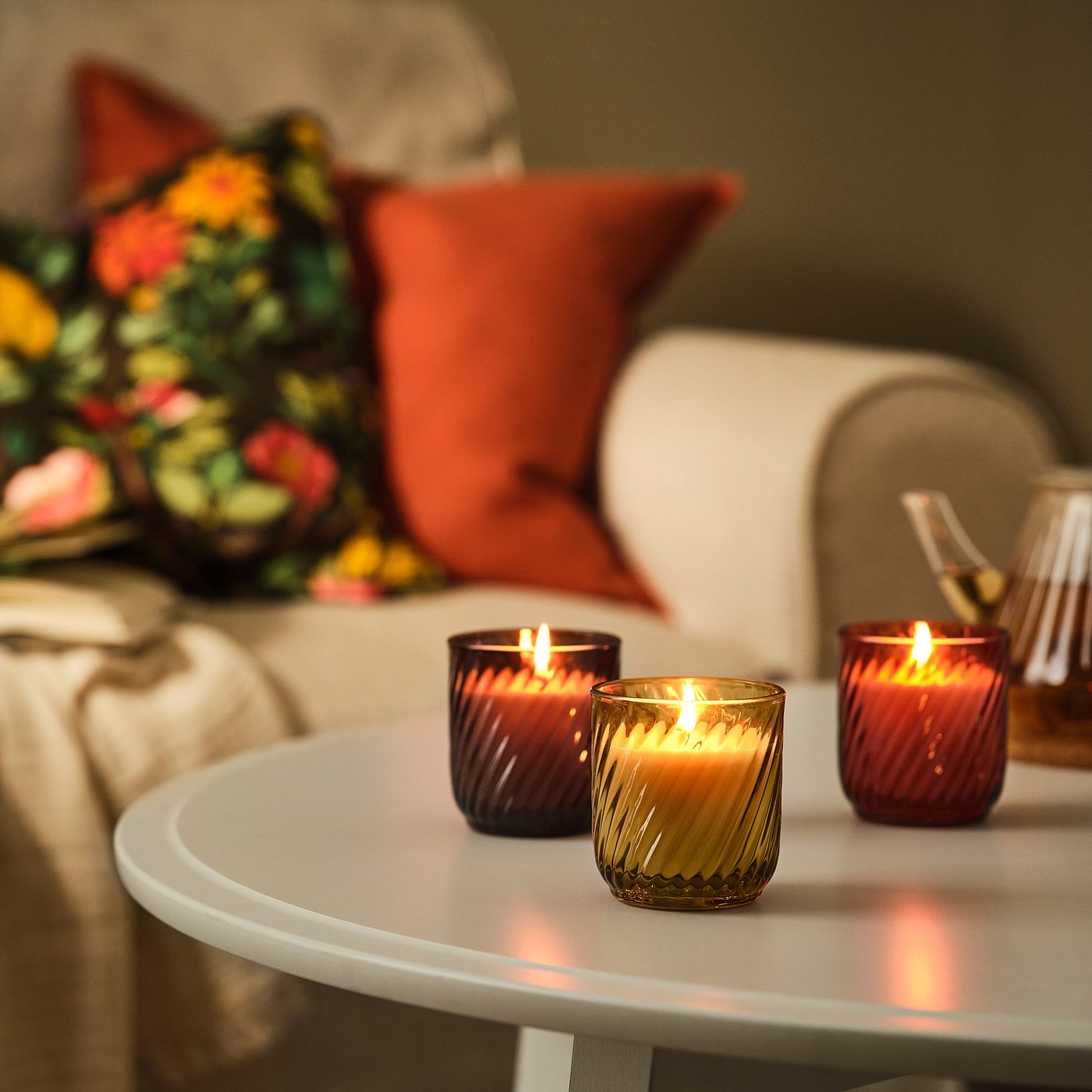 TÖRNFÅGEL bougie parfumée dans verre
