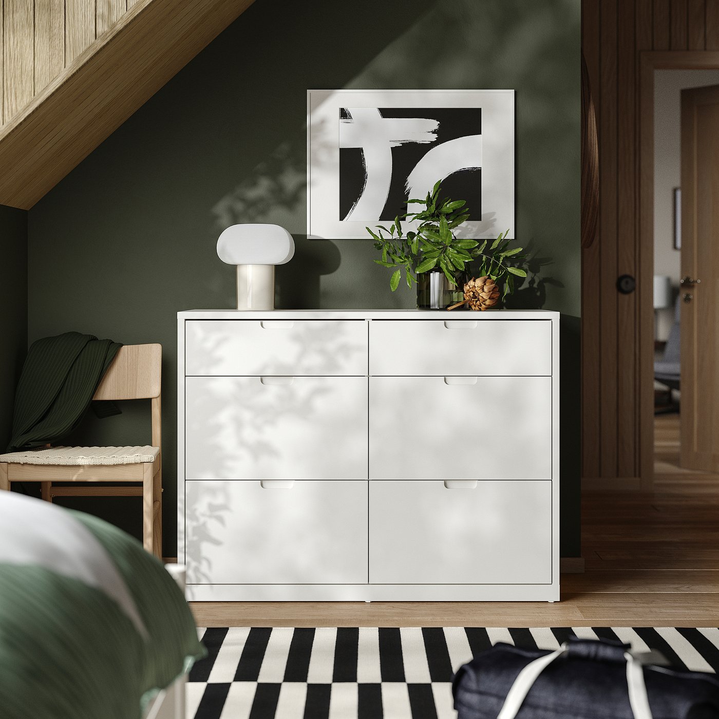 TONSTAD commode 6 tiroirs