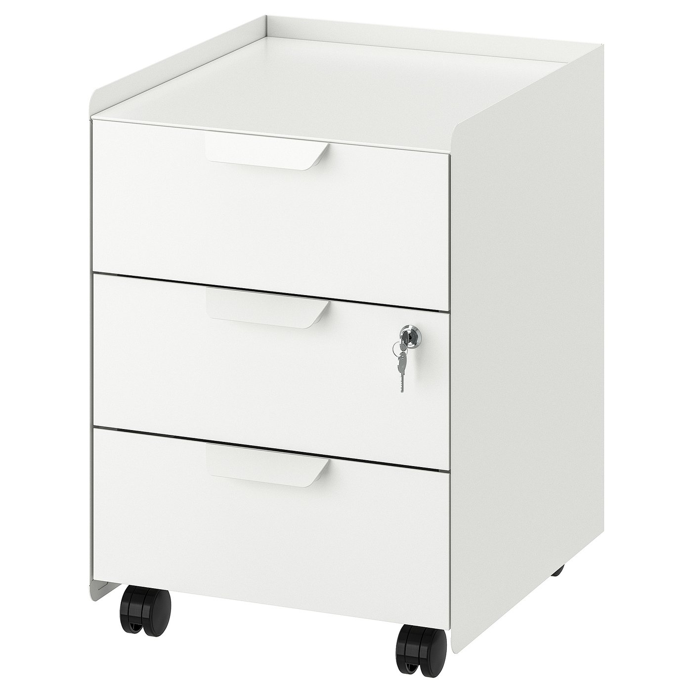 TROTTEN caisson 3 tiroirs sur roulettes