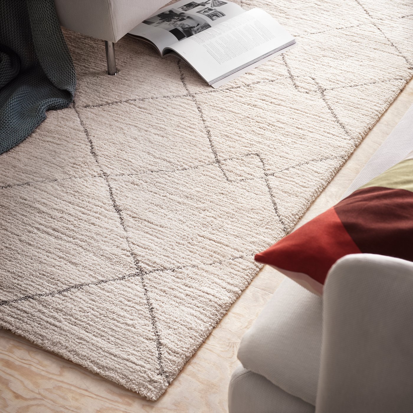 TVERSTED tapis, poils ras