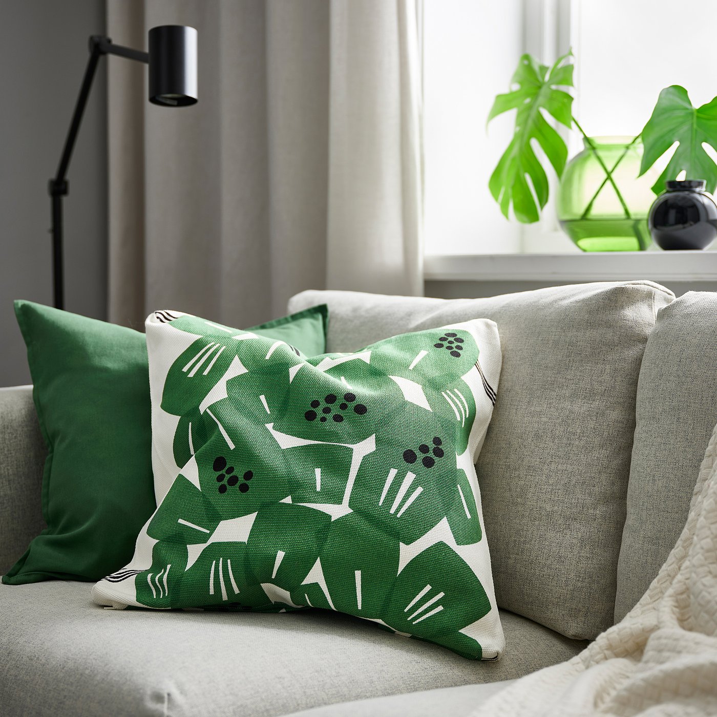UNDERBLOMMA housse de coussin